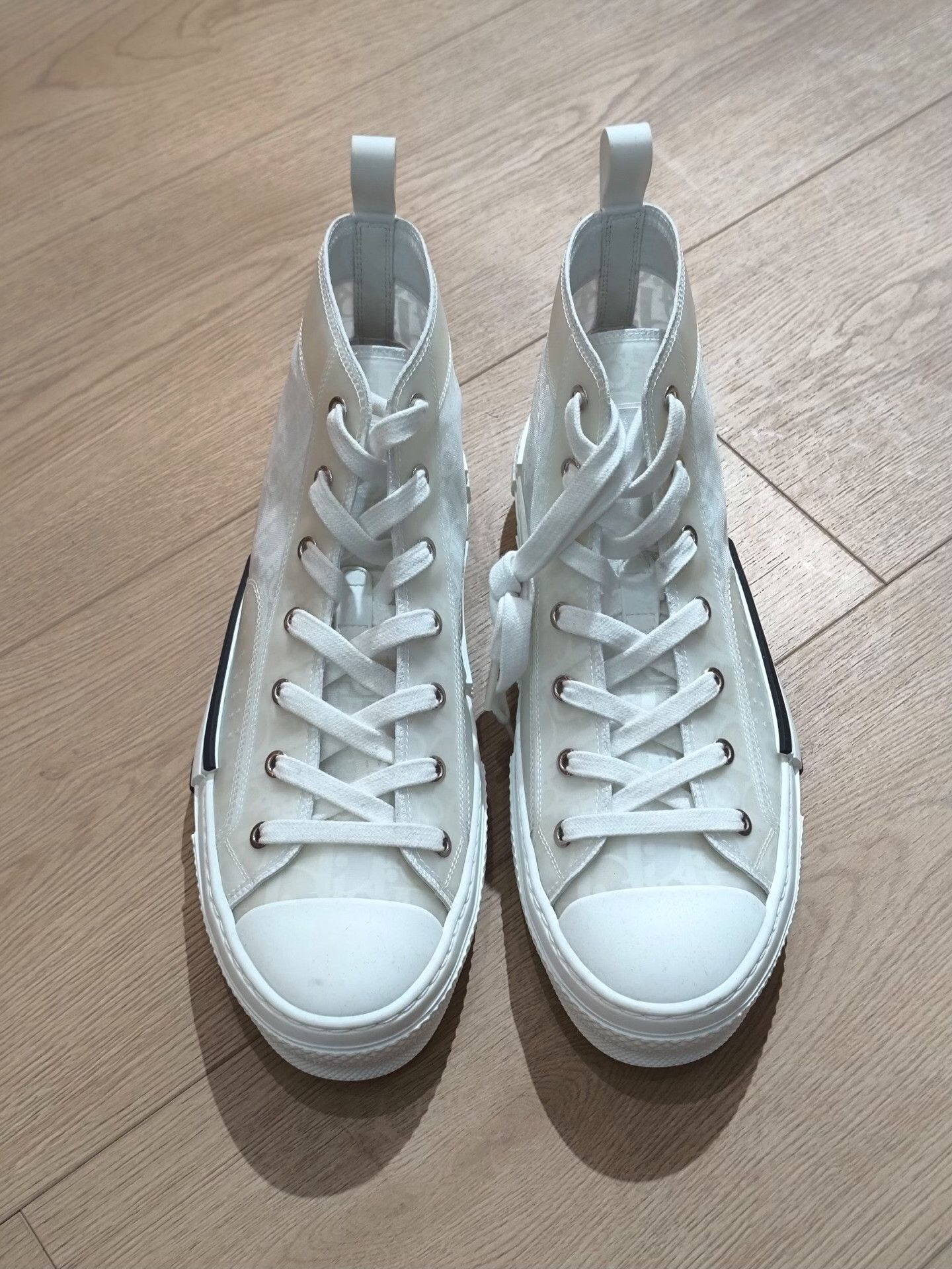 Dior Dior White Hitop Sneakers 8.5 Men Size US 8.5 / EU 41-42 - 1 Thumbnail
