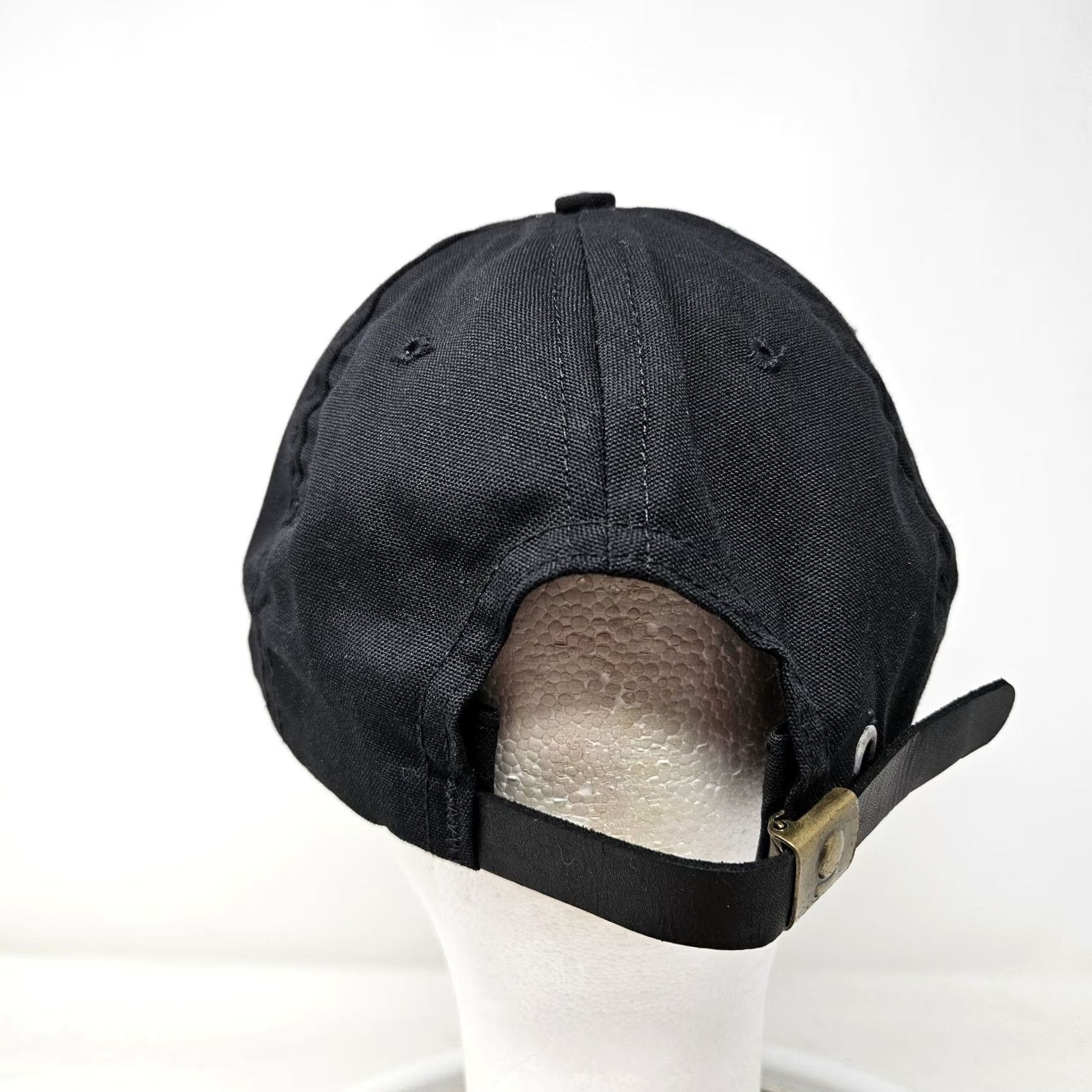 Imperial Imperial Golf Hat Cap Embroidered Adjustable Black One Size Mens USA Made Baseball Cap Size ONE SIZE - 4 Thumbnail