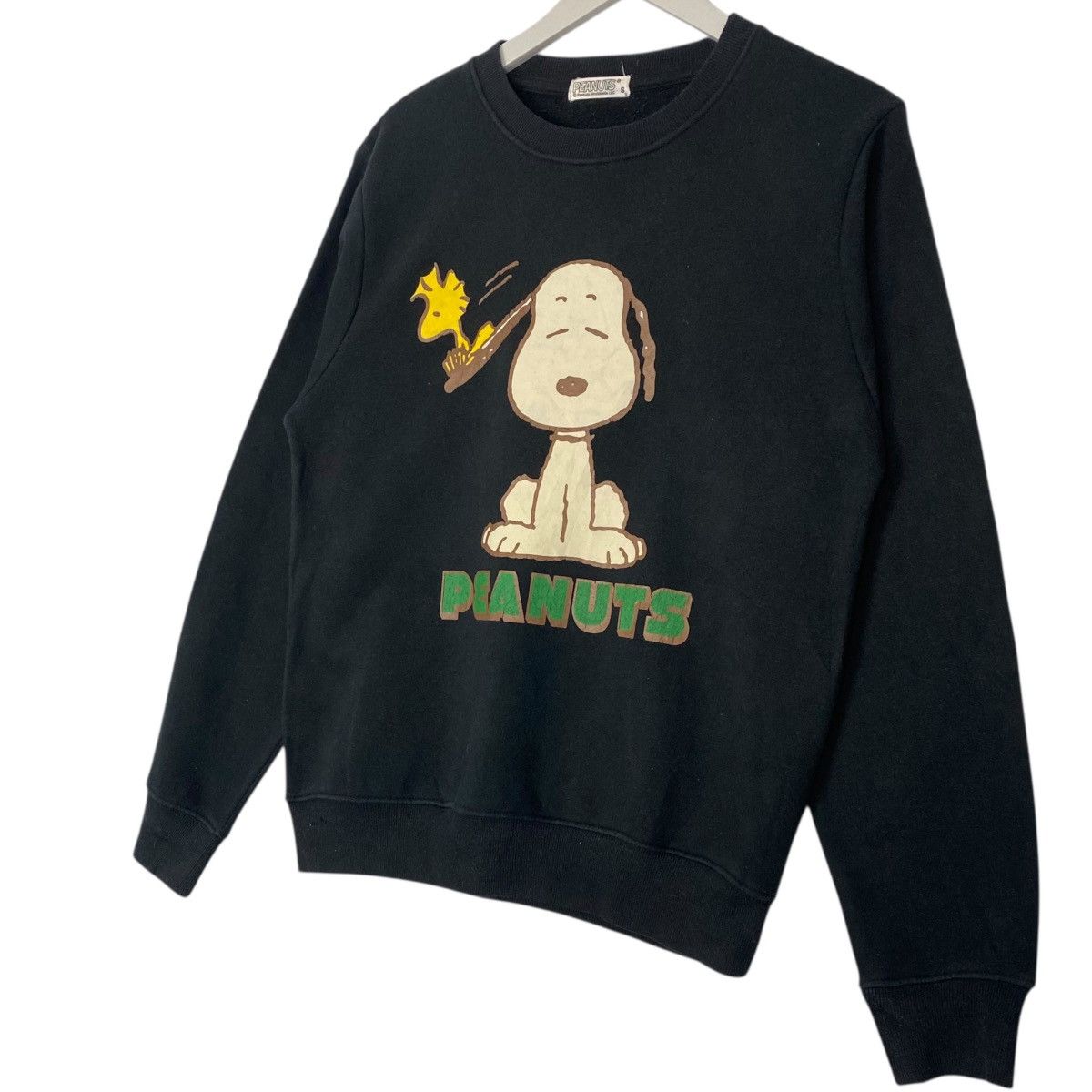 Vintage Vintage Peanuts Printed Crewneck Sweatshirt Black Size S Size US S / EU 44-46 / 1 - 2 Thumbnail