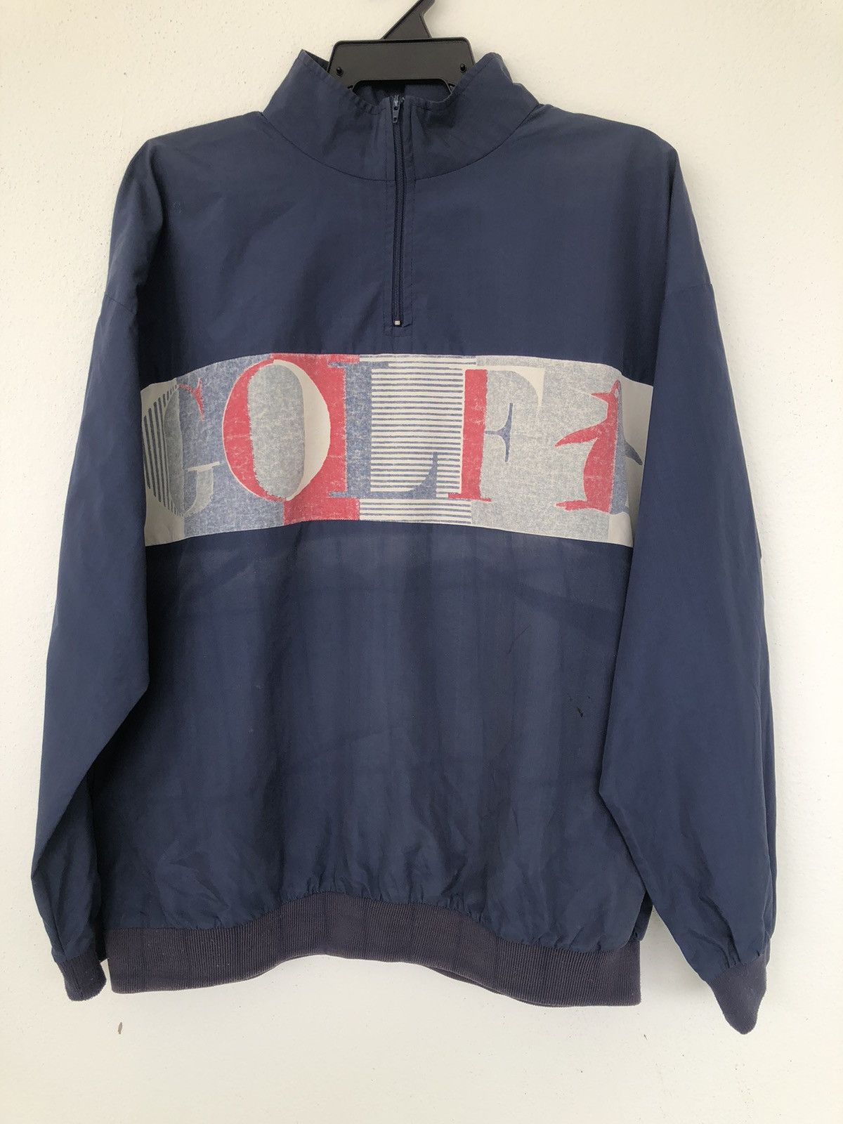 Vintage Vintage 90s GRAND SLAM Windbreaker Distressed Size US XL / EU 56 / 4 - 2 Thumbnail