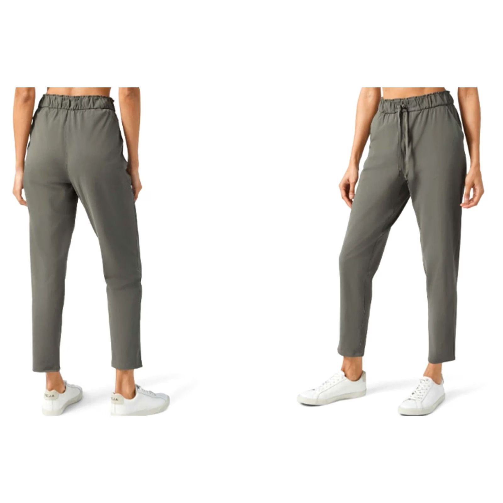 Lululemon Lululemon Women's Pant 7/8 High Rise Keep Moving Grey Sage 2 Pants Regular Inseam 27 in Ankle Pockets Run Gym & Training Activewear Casual Travel Size 26" / US 2 / IT 38 - 7 Thumbnail