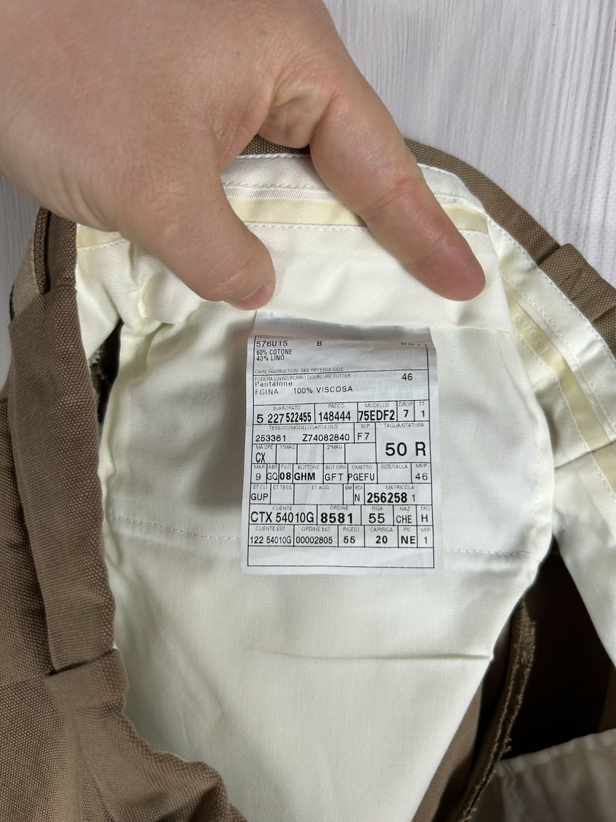 Gucci GUCCI Trousers Pants Web Stripe Side Adjusters Pleated 50R Size US 34 / EU 50 - 12 Thumbnail