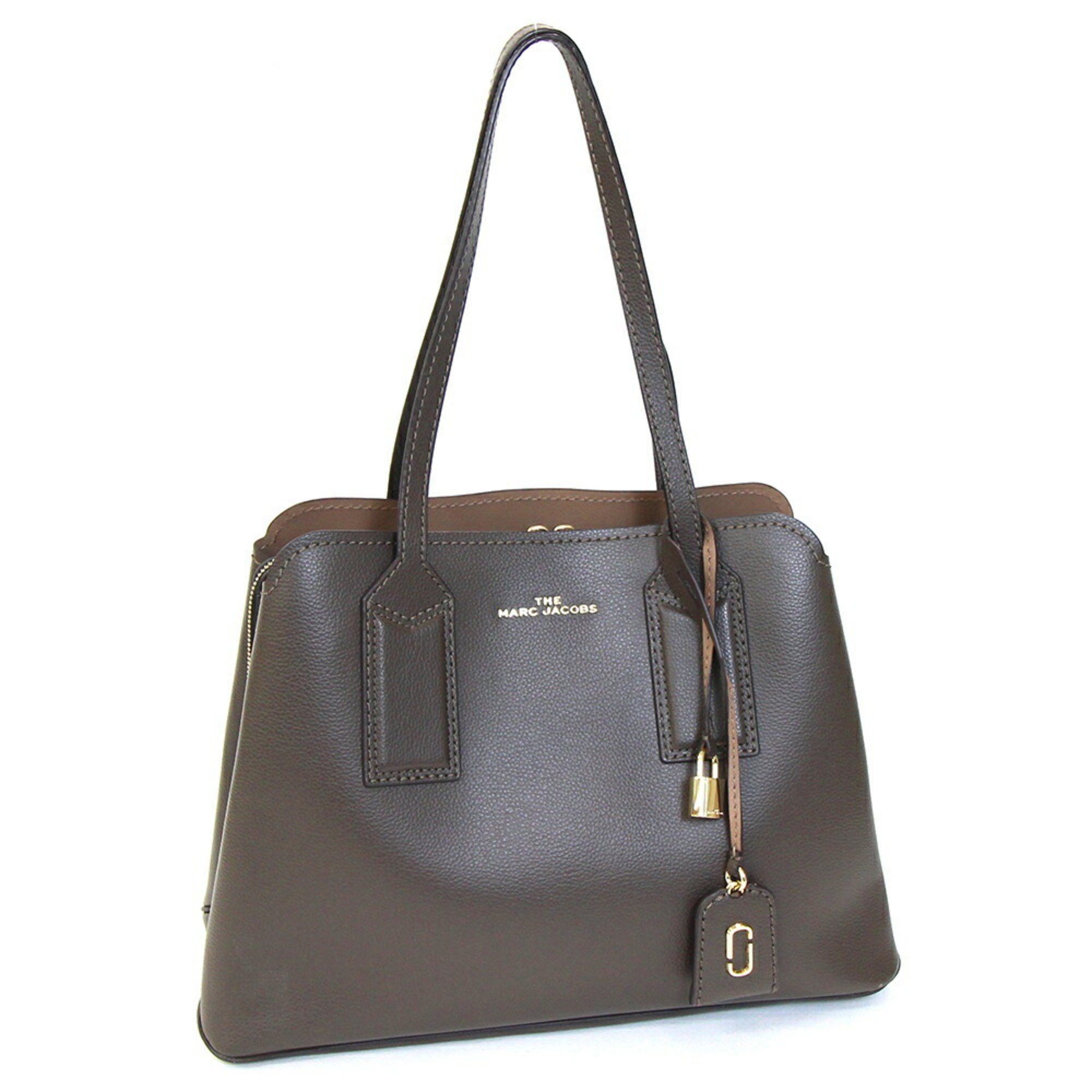 Marc Jacobs Tote Bag The Editor M0012564 Dark Brown Leather Women's