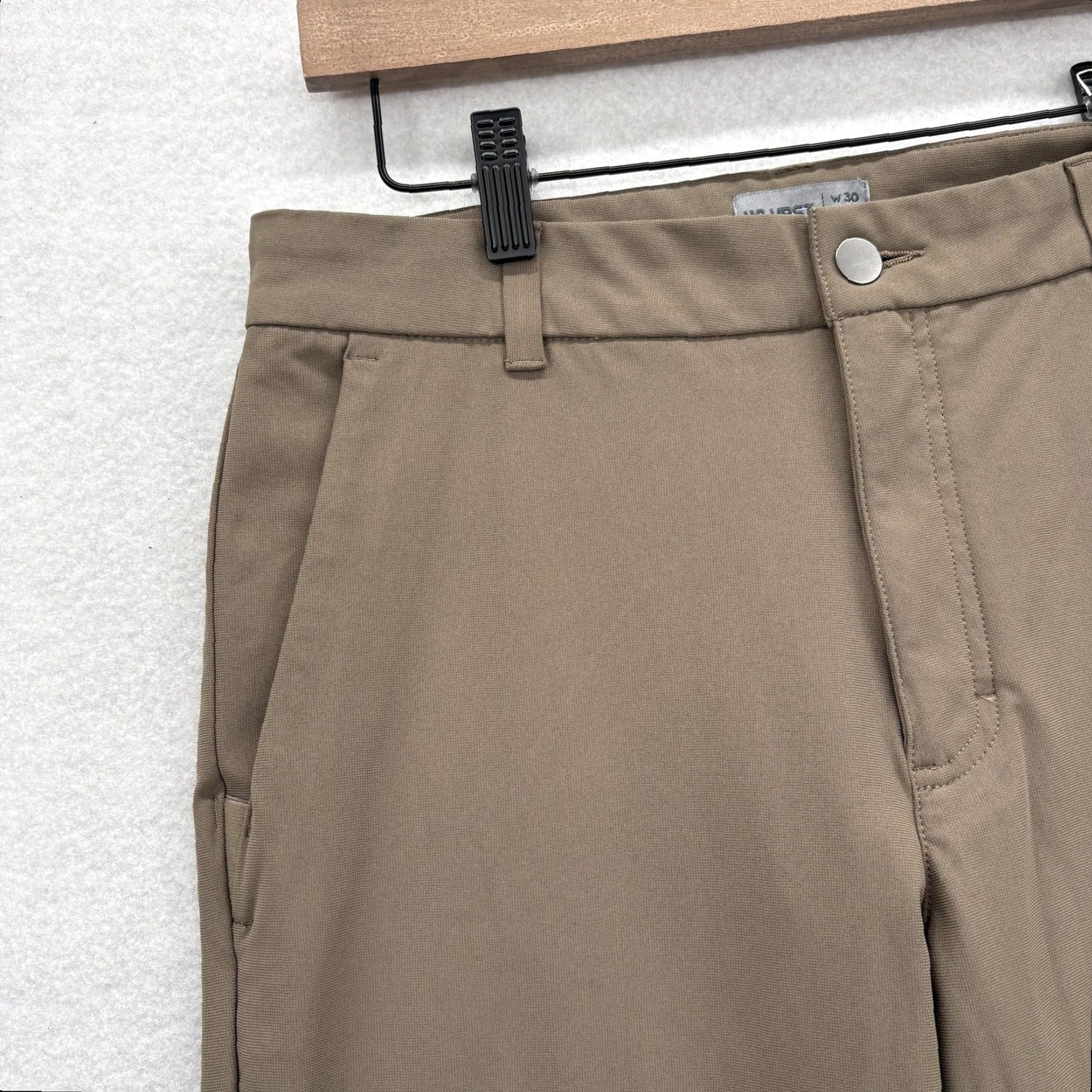 Vintage VRST Limitless Pants Mens 30x30 Chino Straight Leg Brown Beige Stretch Fabric Pockets Zip Fly Regular Inseam 30 Mens Clothing Size US 30 / EU 46 - 3 Thumbnail