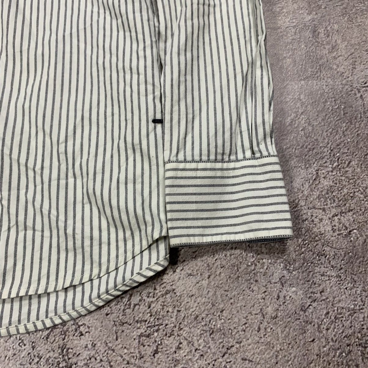 Vintage Vintage Y2K Striped Button Up Shirt Preppy Streetwear Slim M Size US M / EU 48-50 / 2 - 3 Thumbnail