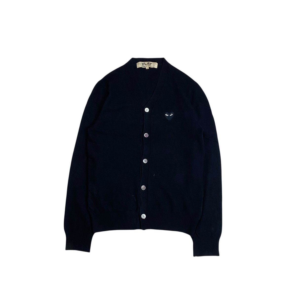 Comme des Garcons PLAY Comme des Garcons Play V-Neck Wool Cardigan Size US S / EU 44-46 / 1 - 5 Thumbnail