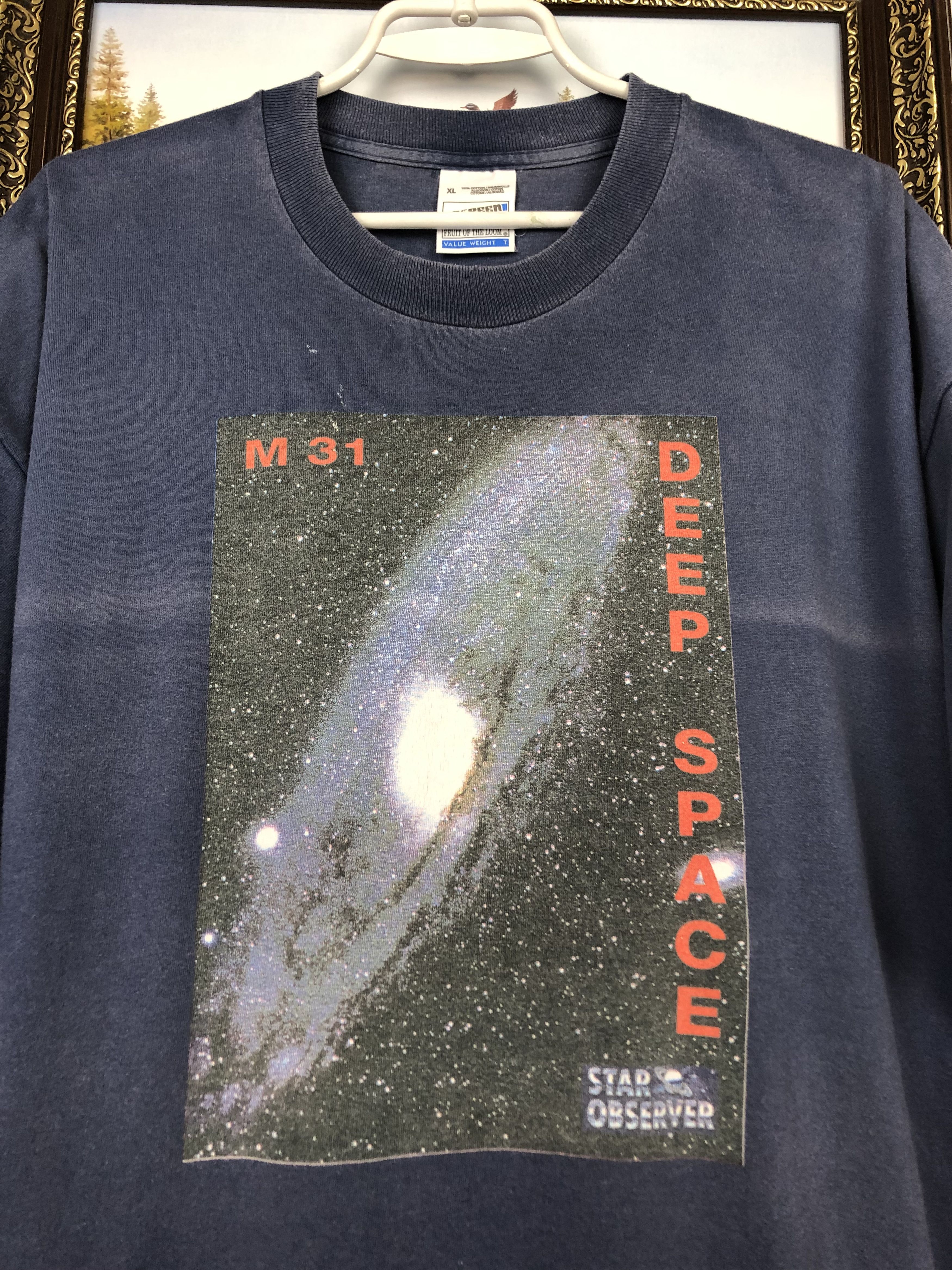 Vintage Vintage 90' Star Trek M31 Deep Space Observer Rare Tee Shirt Size US XL / EU 56 / 4 - 3 Thumbnail