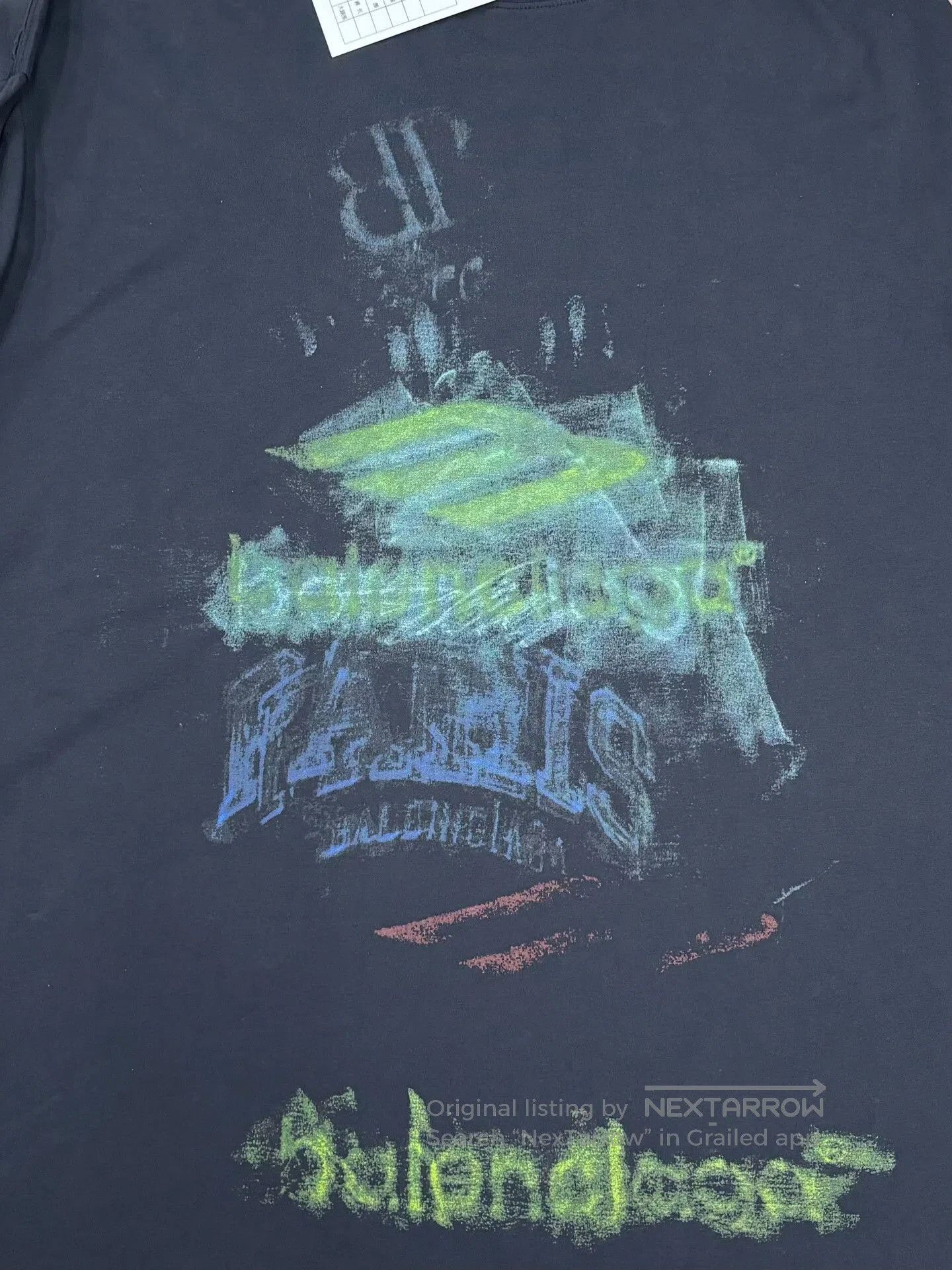 Balenciaga Balenciaga SS25 Distressed Crewneck Long-Sleeve T-Shirt. Size US M / EU 48-50 / 2 - 3 Thumbnail