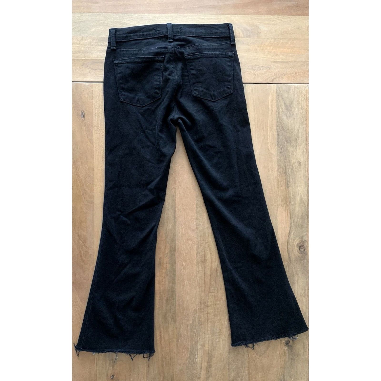 J Brand J Brand Martini Shadow Black Flare Jeans Women's 25 Slim Bootcut Stretch Denim Skinny not applicable Size 26" / US 2 / IT 38 - 2 Thumbnail