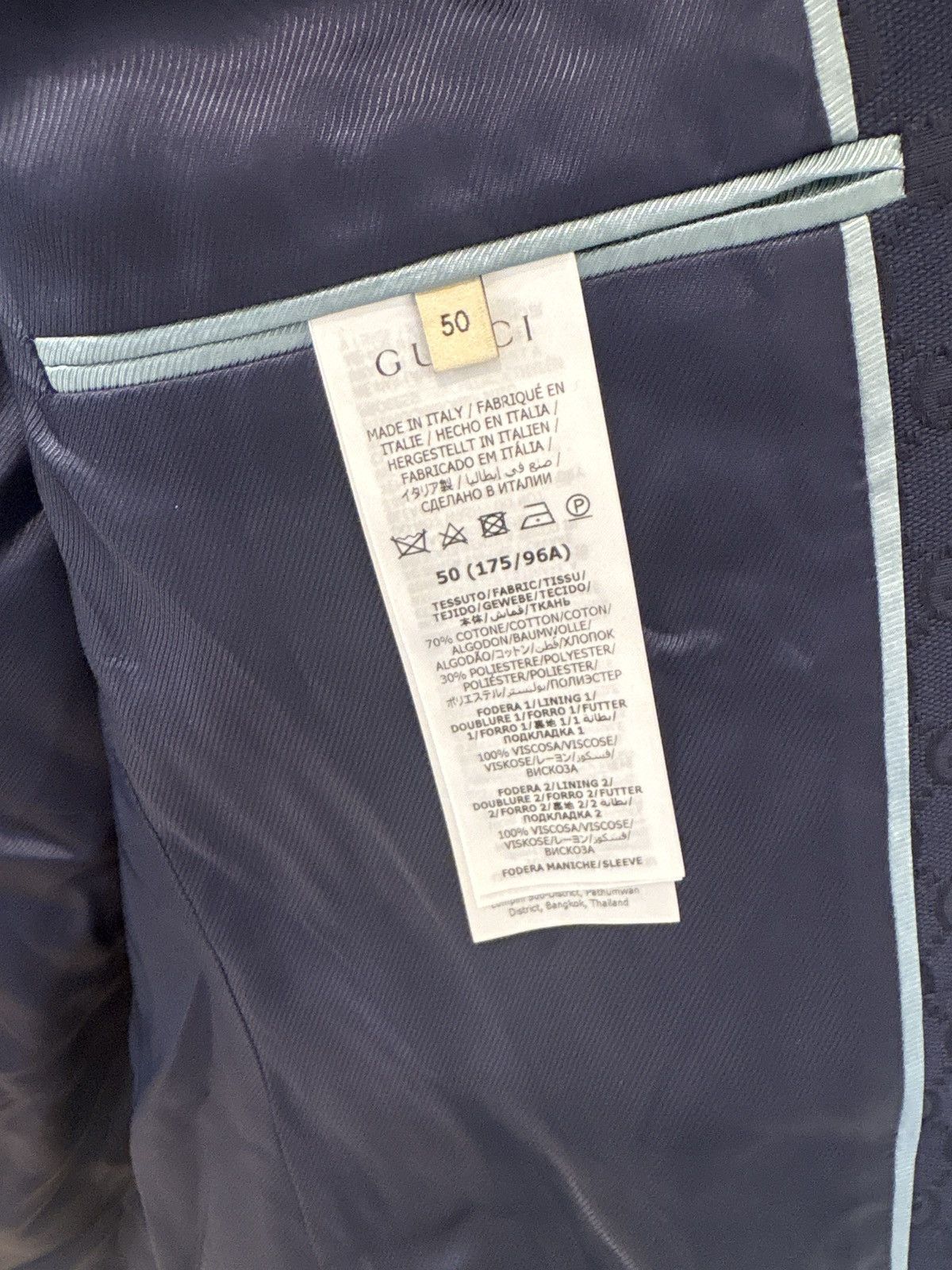 Gucci Gucci blazer with GG logo Size 50R - 5 Thumbnail