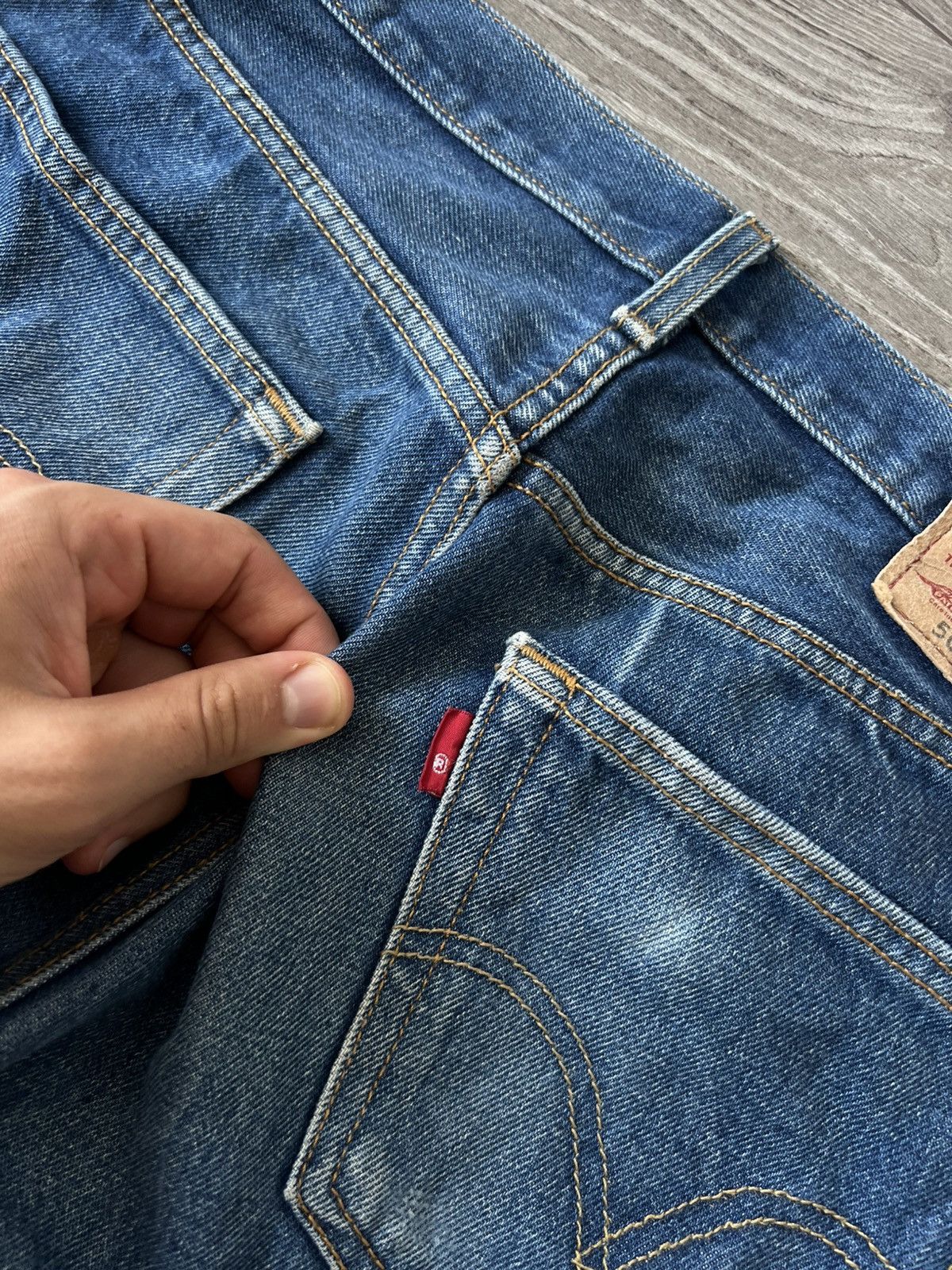 Levi's Vintage Clothing Rare Vintage Levis 501 Blue Denim Salvage Mexico Jeans Size US 32 / EU 48 - 7 Thumbnail