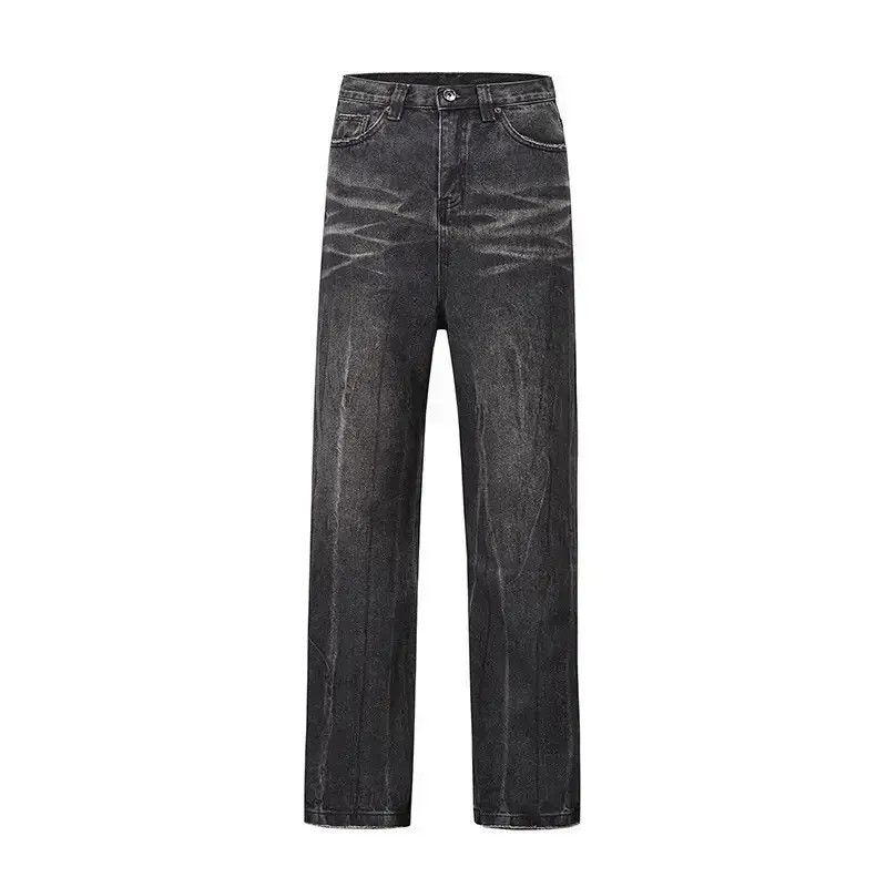 Japanese Brand Buggy jeans flared with holes frayed loose pants style Y2K Size US 32 / EU 48 - 2 Thumbnail