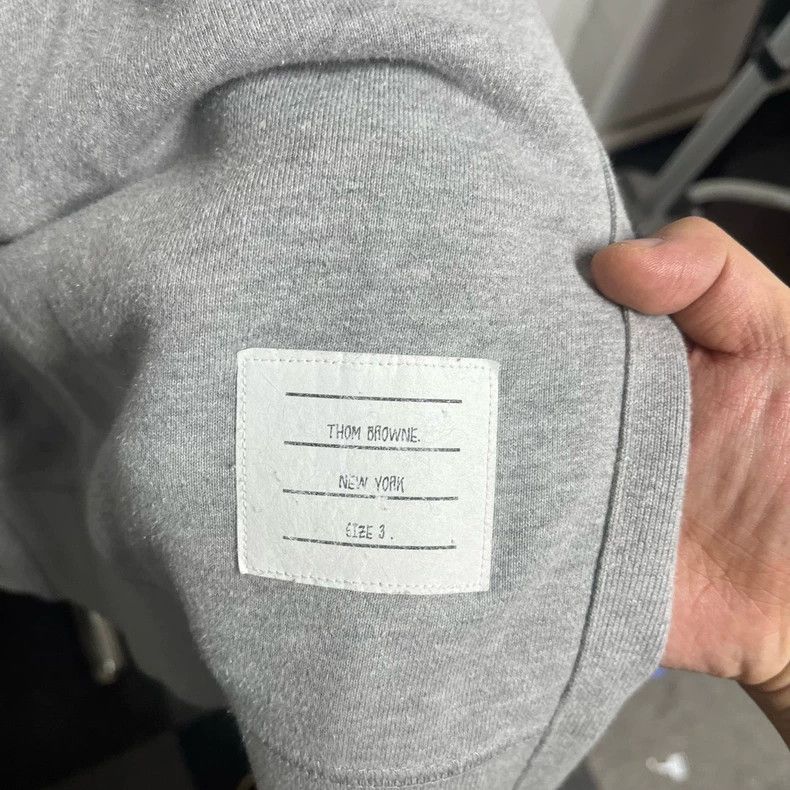 Thom Browne Thom Browne Four-barrel hoodie Size US L / EU 52-54 / 3 - 4 Thumbnail