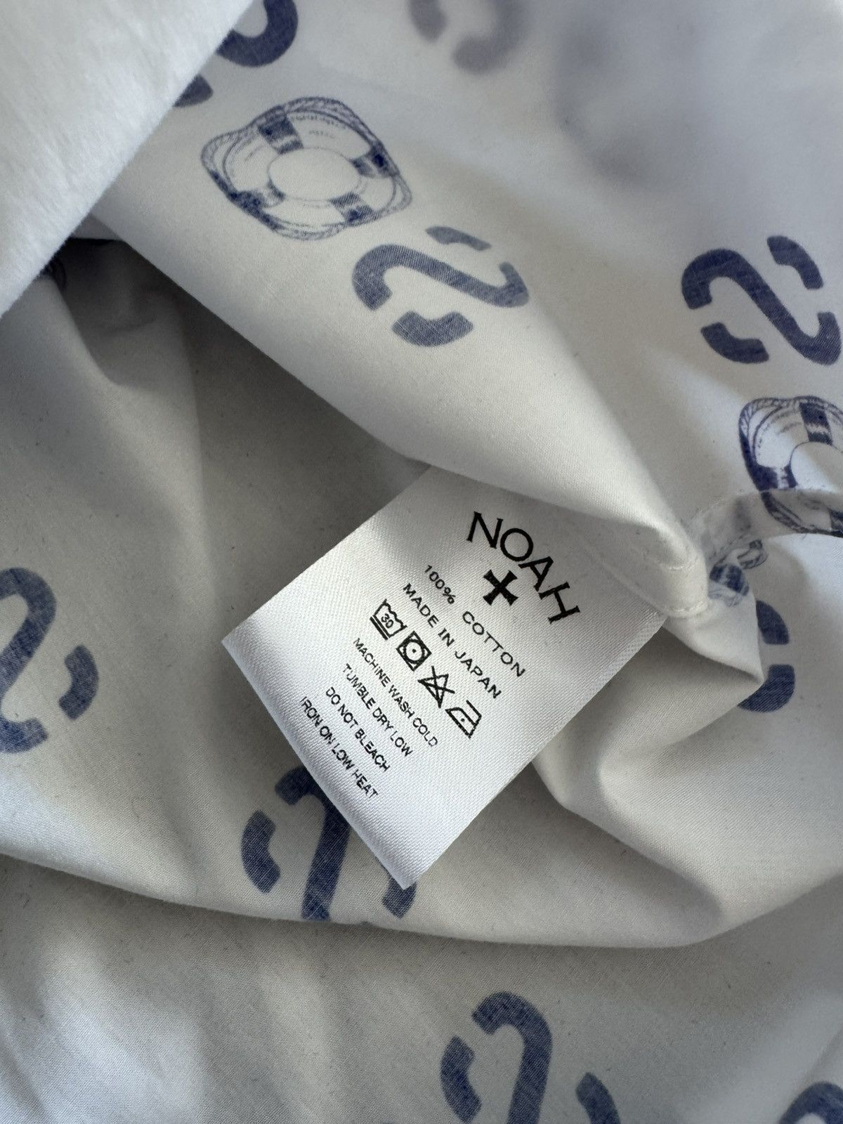 Noah Noah “SOS” button up - grail Size US M / EU 48-50 / 2 - 5 Thumbnail