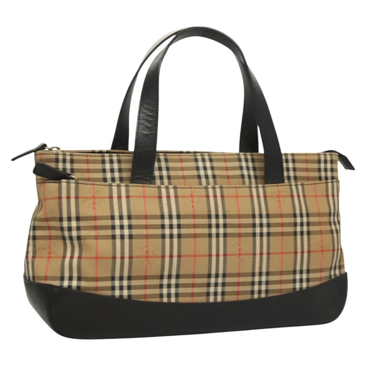 Burberry Burberry Nova Check Handbag Nova Check Canvas Size ONE SIZE - 1 Thumbnail