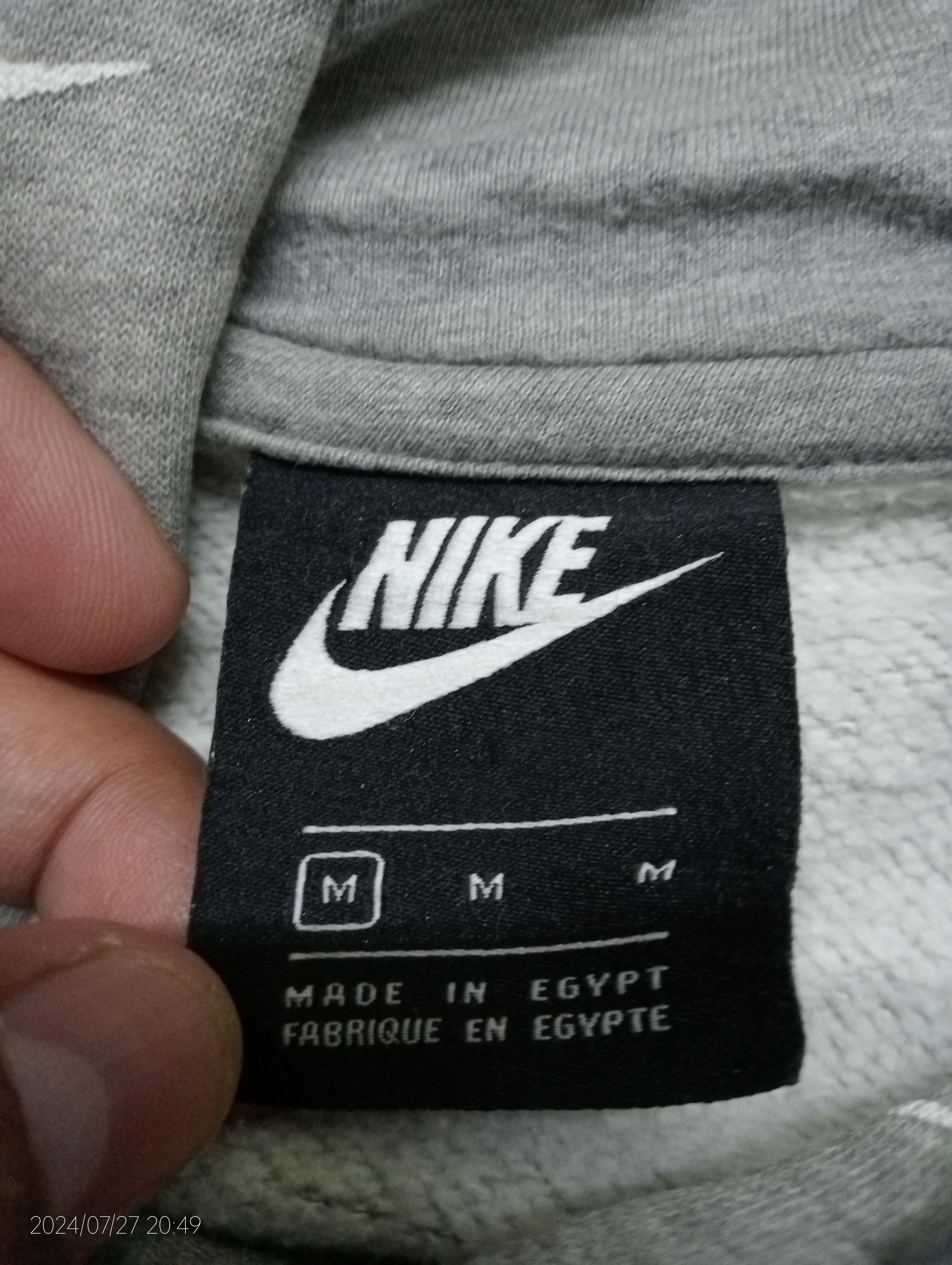 Nike Vintage Y2K Nike All Over Swoosh Logo Pullover Hoodie Size US M / EU 48-50 / 2 - 4 Thumbnail