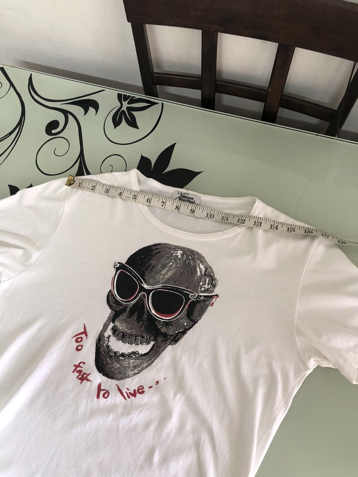 Vivienne Westwood Rare❗️Vivienne Westwood Skull Printed Short Sleeve T-shirt Size M / US 6-8 / IT 42-44 - 19 Thumbnail