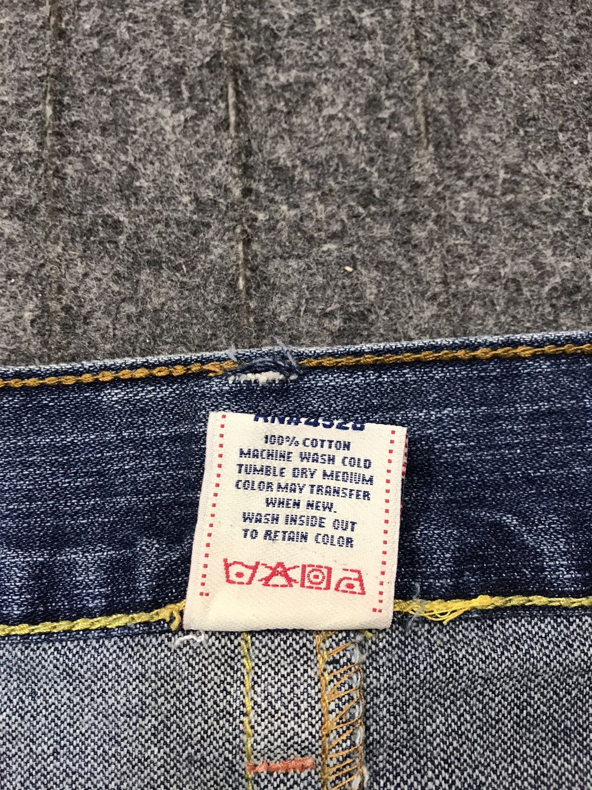 True Religion True Religion Joey Big T Usa Flaps Pocket Indigo Low Rise Size 32" / US 10 / IT 46 - 11 Thumbnail
