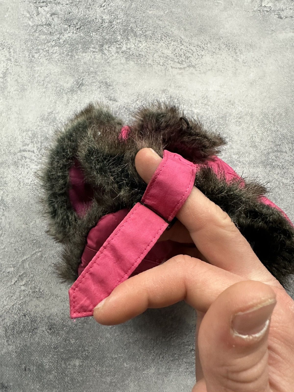 Barbour Vintage Barbour Ushanka Fuzzy Fur Trapper Hat Y2K Cap Rare Size ONE SIZE - 8 Thumbnail