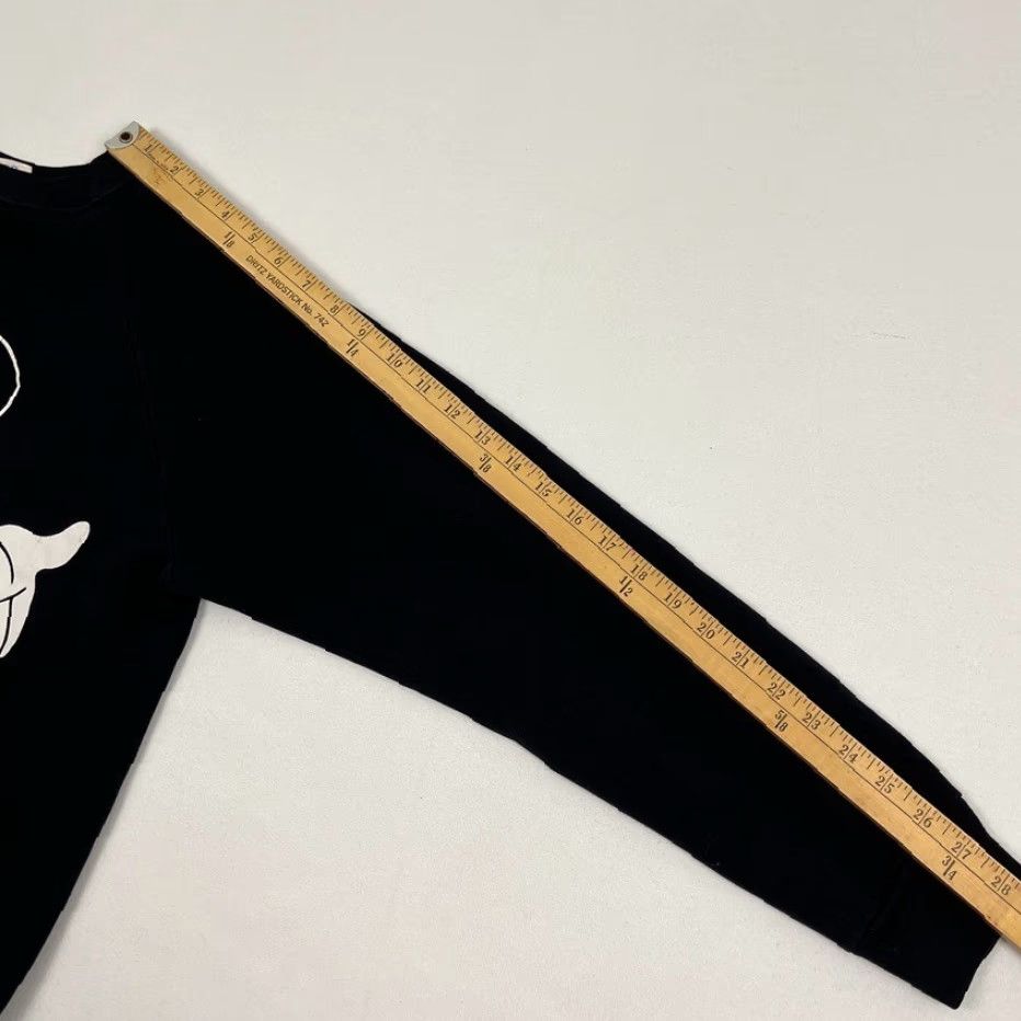 Disney VTG Mickey Mouse Sweatshirt Adult Womens L Black Disney Crew Pullover USA Size L / US 10 / IT 46 - 7 Thumbnail