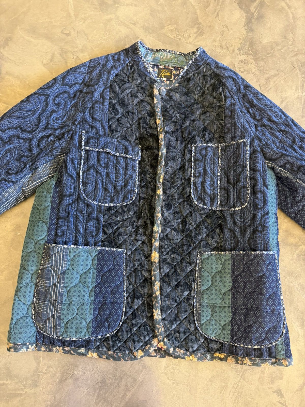 Needles Needles Switched Quilt Chore Coat Size US M / EU 48-50 / 2 - 4 Thumbnail