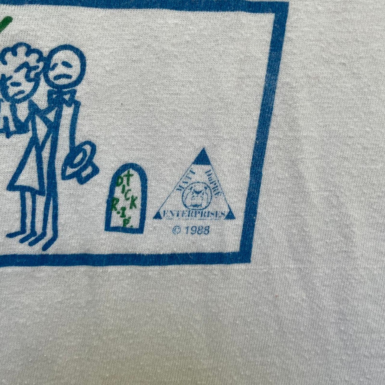 Vintage Vintage “Don’t be a Dick” Graphic T-shirt Size US L / EU 52-54 / 3 - 4 Thumbnail