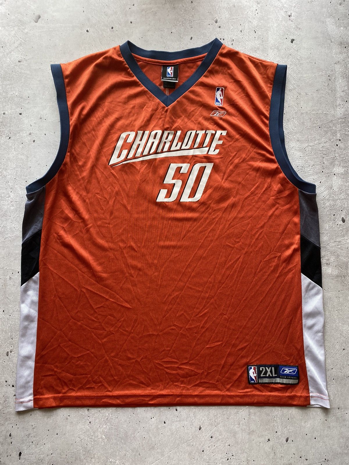 NBA × Reebok × Vintage Vintage Reebok Charlotte Bobcats Emeka Okafor Basket Jersey Size US XXL / EU 58 / 5 - 2 Thumbnail
