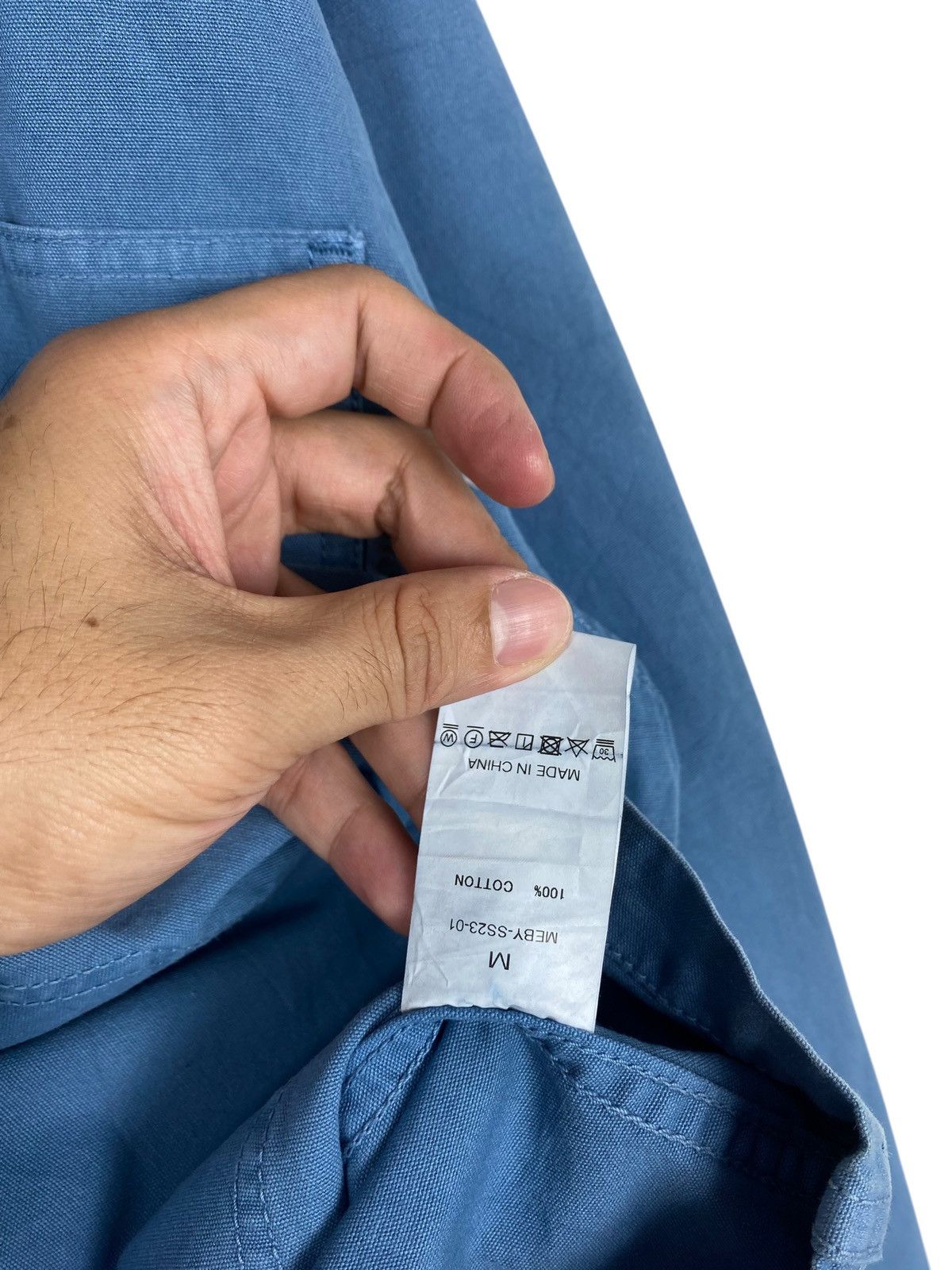 Japanese Brand Rare‼️ Même Brand Blue Workwear Chore Jacket Size US M / EU 48-50 / 2 - 8 Thumbnail