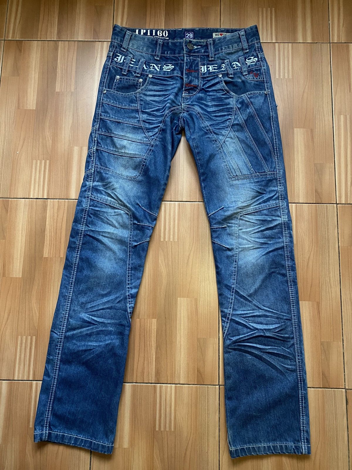 Japanese Brand JAPRAG JP1160 Japan Okishana Samoki Denim Blue Mens Jeans Size US 29 - 2 Thumbnail