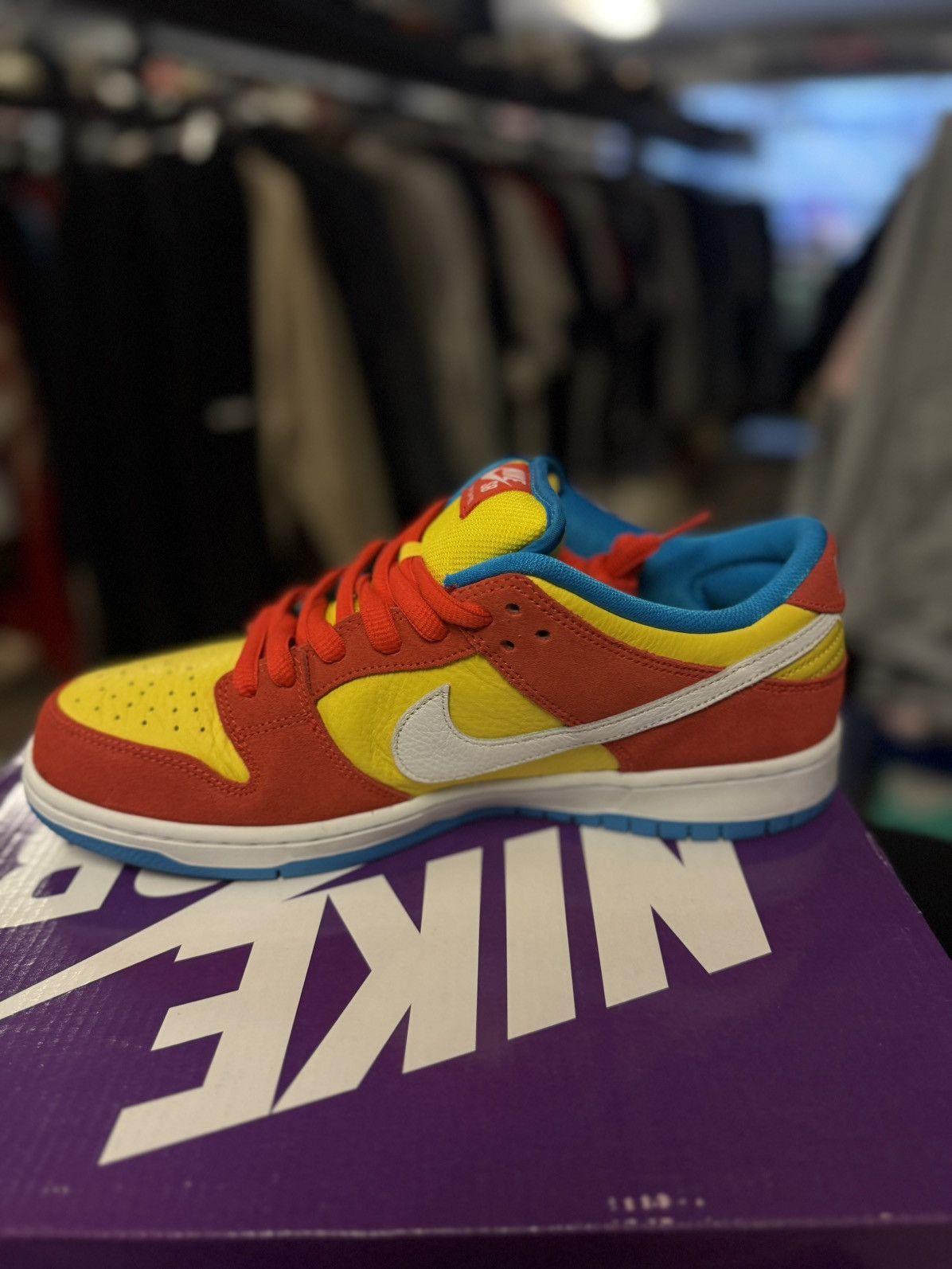 Nike Nike Dunk Low SB Bart Size 10.5 (BQ6817-602) 🧼 Size US 10.5 / EU 43-44 - 9 Thumbnail