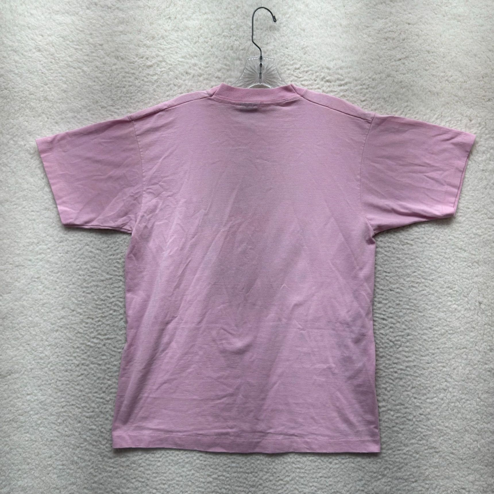 Fruit Of The Loom VINTAGE 90s Oshkosh Pink Graphic T-Shirt Large Unisex Cotton Shirt Size US L / EU 52-54 / 3 - 2 Thumbnail