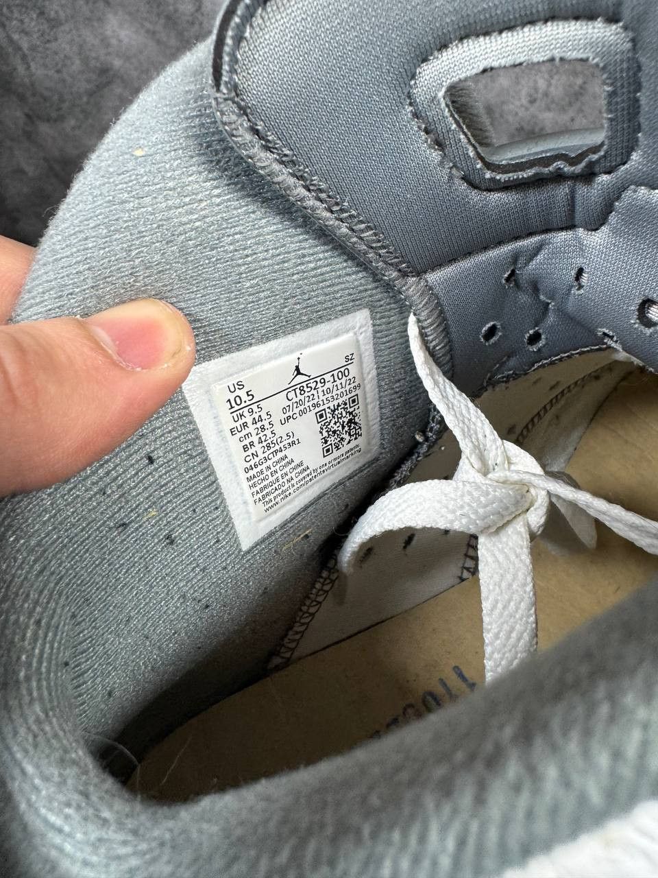 Jordan Brand Size 10.5 | Jordan 6 Cool Grey No Box | Pre-Owned Size US 10.5 / EU 43-44 - 6 Thumbnail