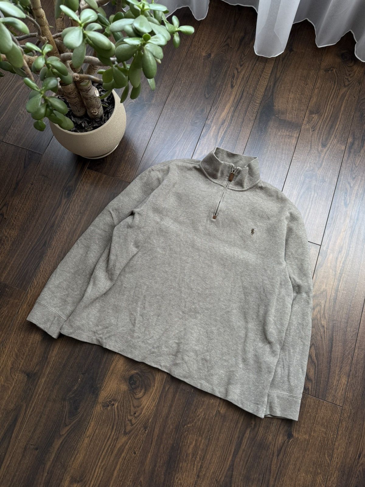 Polo Ralph Lauren Vintage Polo Ralph Lauren 1/3 zip Pullover Sweater Size US XL / EU 56 / 4 - 1 Thumbnail