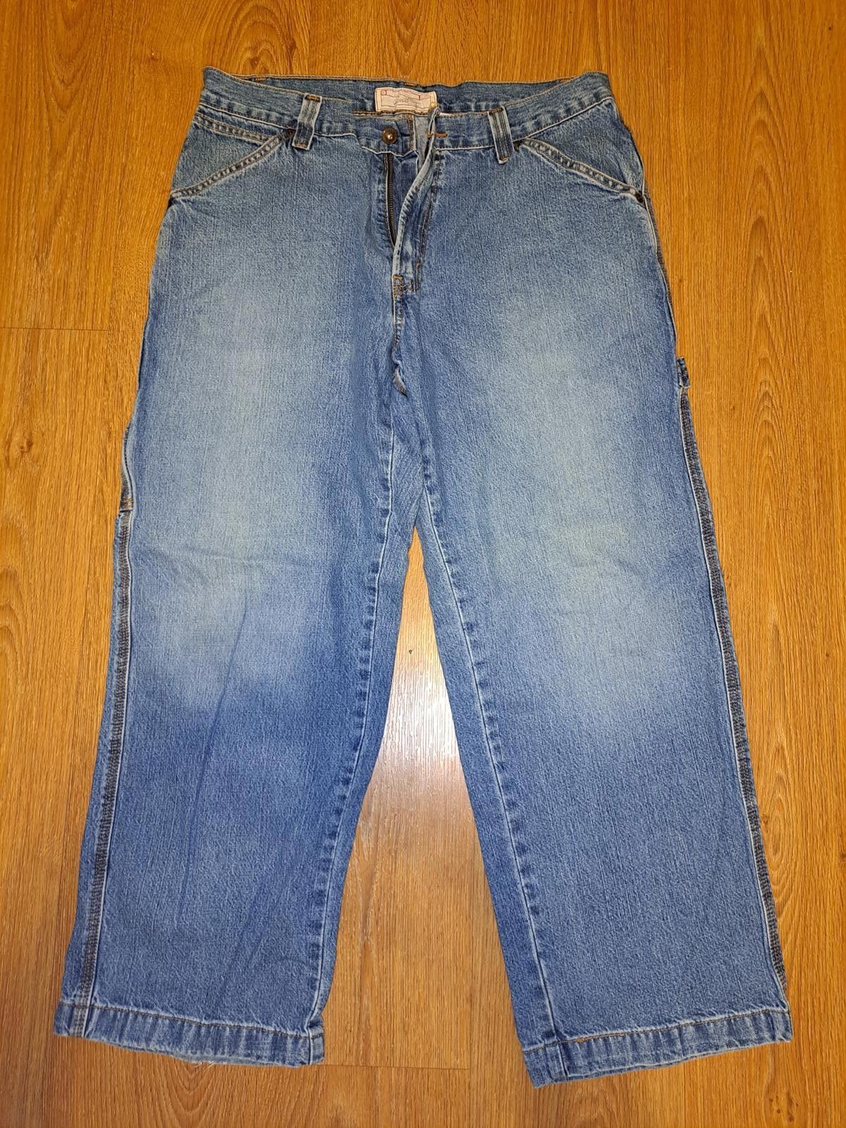 Levi's Levis Carpenter Denim Jeans Mens 34x28 Blue Cotton Husky Size US 34 / EU 50 - 1 Thumbnail