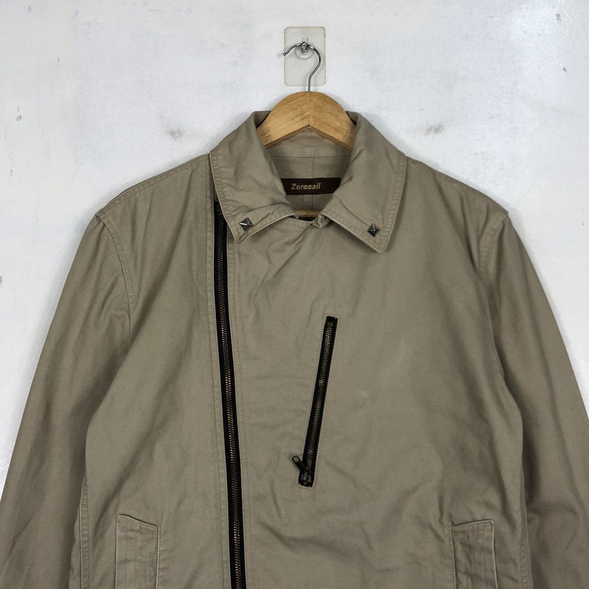 If Six Was Nine × Japanese Brand × Le Grande Bleu (L.G.B.) Zerosail Bikers Double Collar Jackets Size US M / EU 48-50 / 2 - 2 Thumbnail