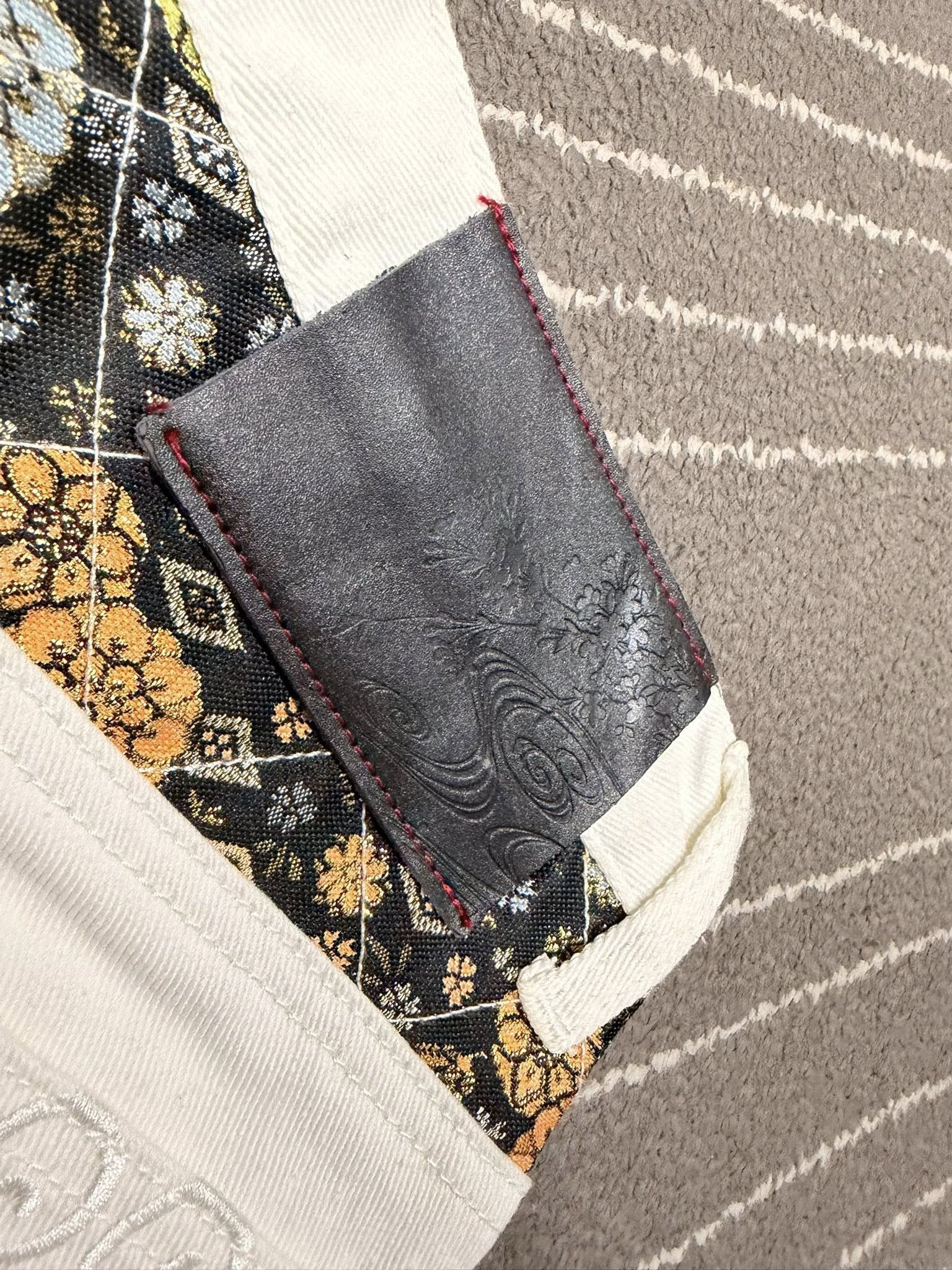 Japanese Brand YAKATA DENIM Japanese Dragon embroidery W29 2770 Size 29" - 8 Thumbnail