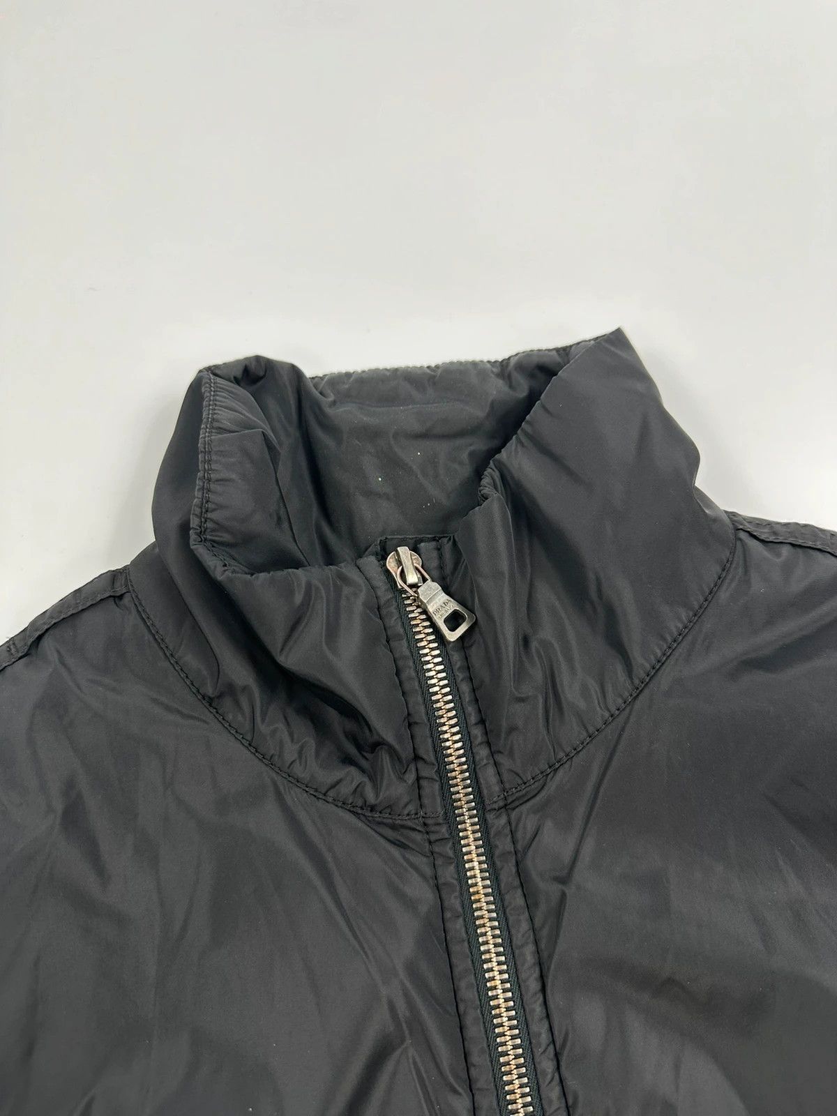 Prada Prada Sport FW2002 Black Padded Nylon Jacket Double Zip Size US S / EU 44-46 / 1 - 2 Thumbnail