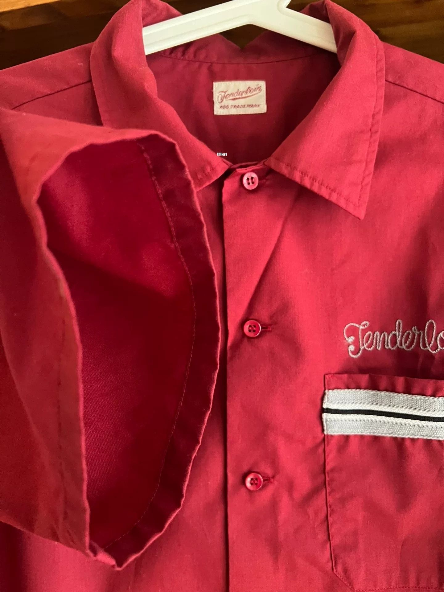Tenderloin Tenderloin Red Bowling Short-Sleeve Shirt Size US S / EU 44-46 / 1 - 7 Thumbnail