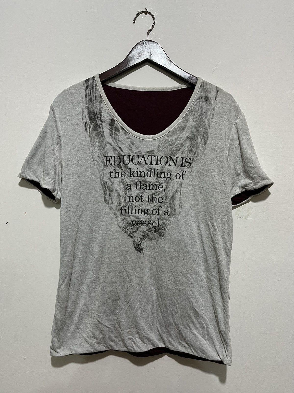 If Six Was Nine × Le Grande Bleu (L.G.B.) × Nicole Club NICOLE CLUB FOR MAN PALESTINE SCRAFT POEM Size US M / EU 48-50 / 2 - 2 Thumbnail