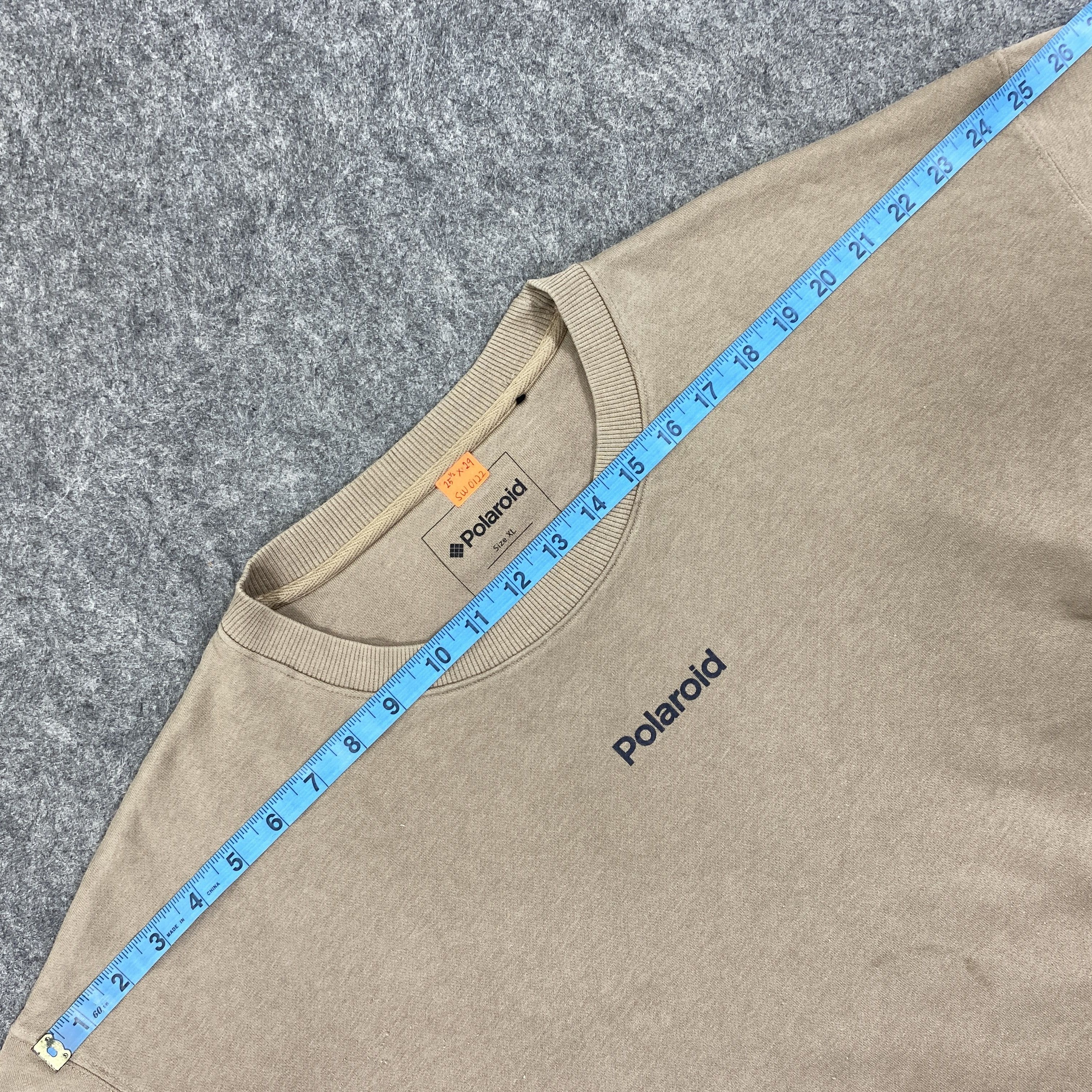 Polaroid Vintage Polaroid Small Centre Logo Sweatshirt - SW0122 Size US XL / EU 56 / 4 - 3 Thumbnail