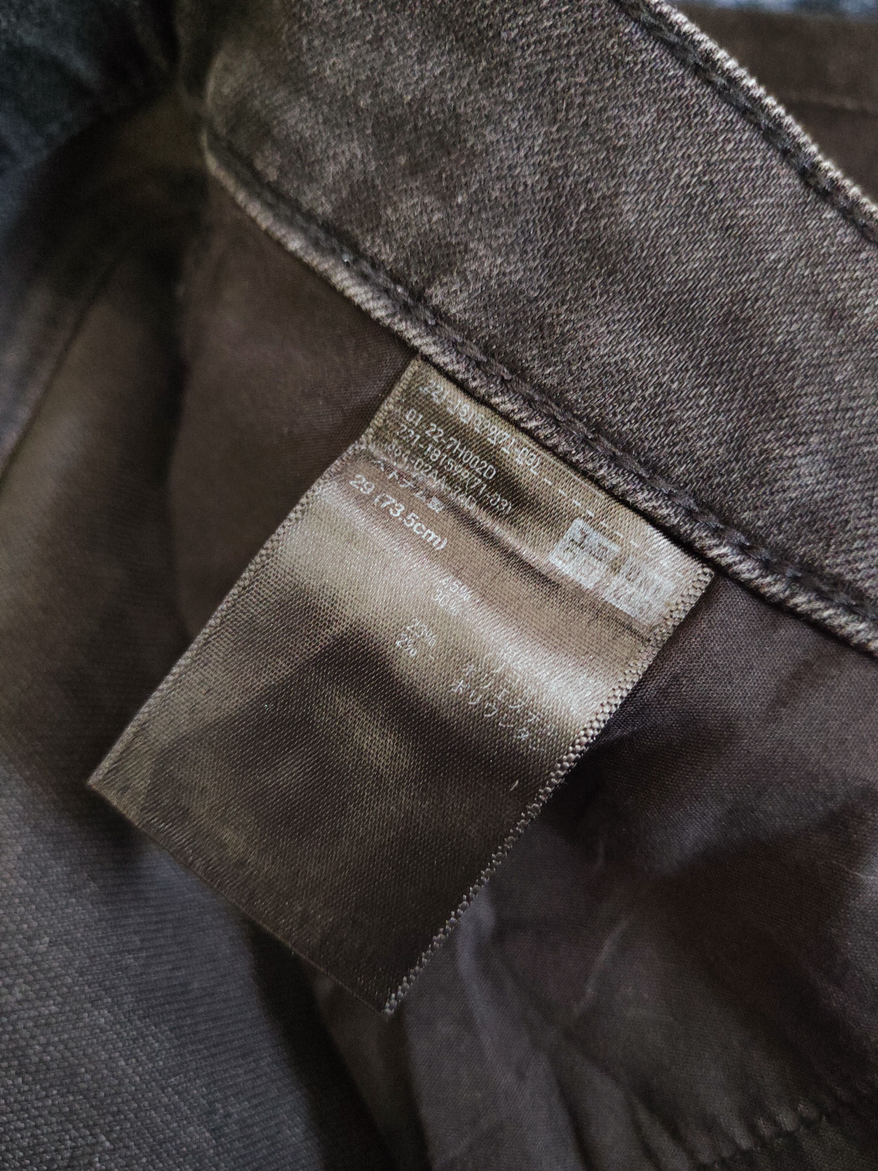 Japanese Brand Uniqlo fabirc by kaihara Black Distressed Ripped Jeans #W609 Size US 30 / EU 46 - 15 Thumbnail