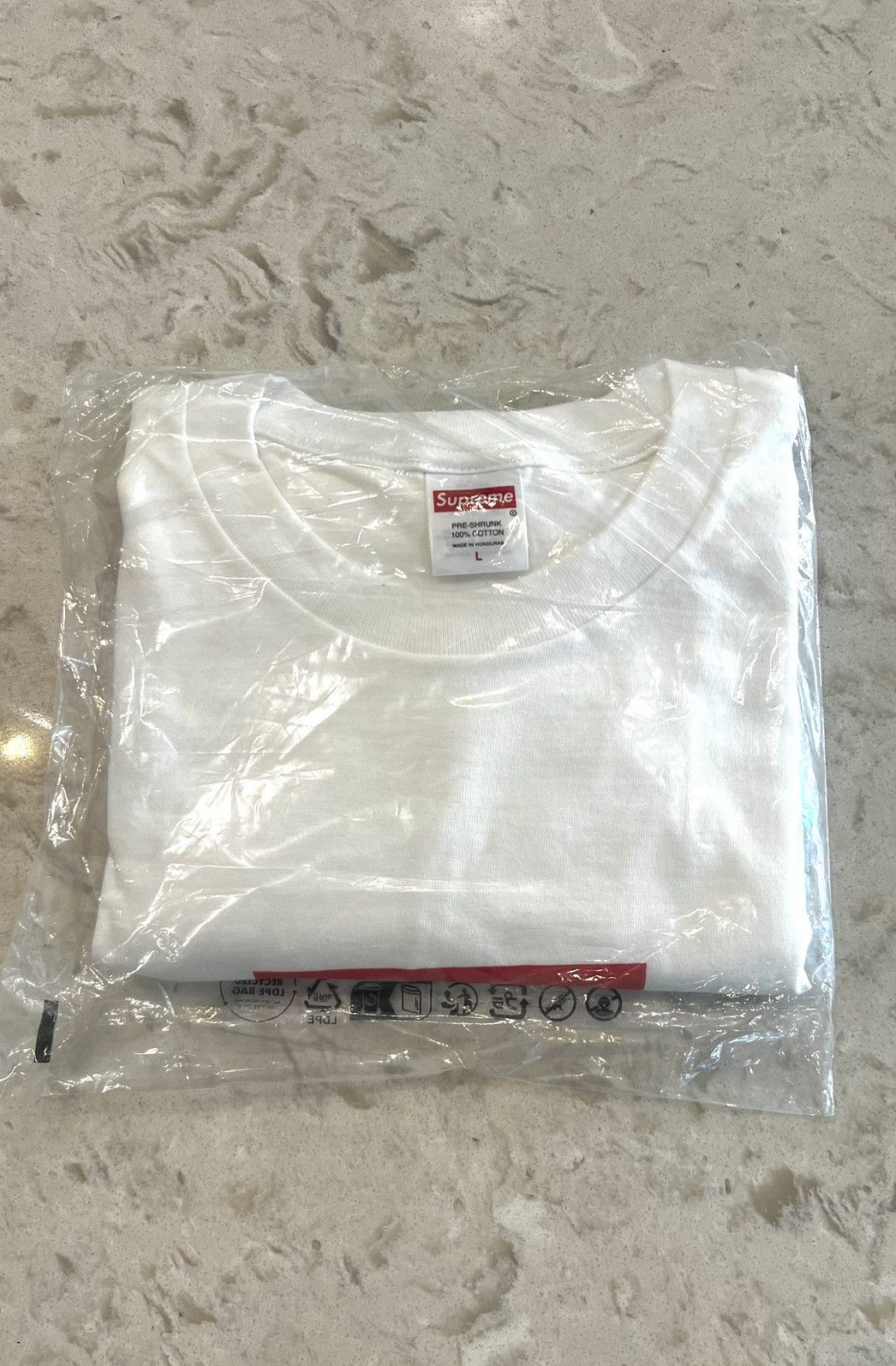 Supreme Supreme Arabic box logo tee white size large Size US L / EU 52-54 / 3 - 3 Thumbnail