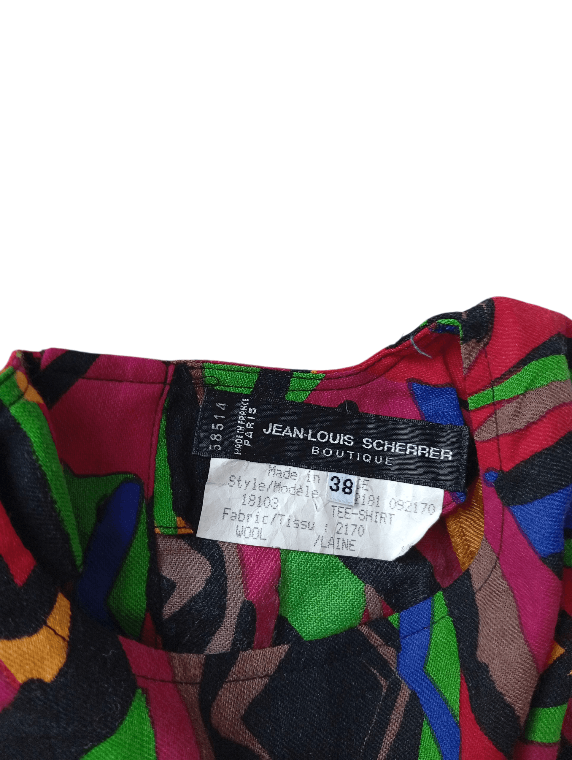 Jean-Louis Scherrer Jean Louis Scherrer boutique wool abstract Size M / US 6-8 / IT 42-44 - 3 Thumbnail