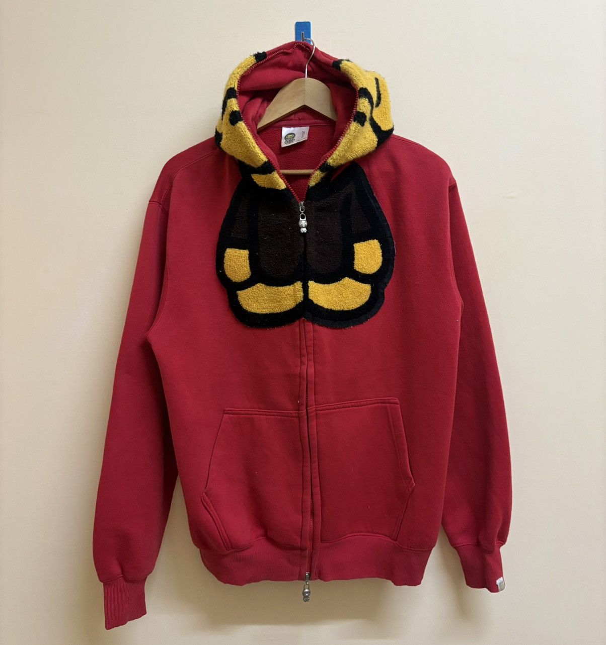 Nigo Vintage OG Bathing Ape Baby Milo Zipper Hoodie Streetwear Size US L / EU 52-54 / 3 - 4 Thumbnail