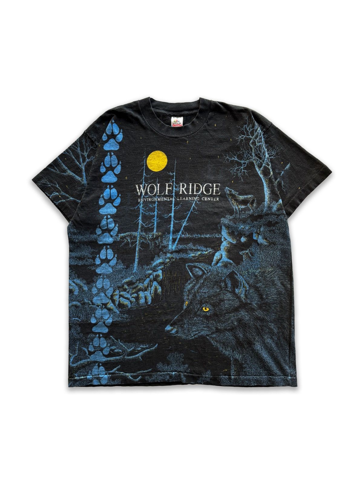 90s Vintage Wolf Ridge Environmental Learning Center AOP Tee
