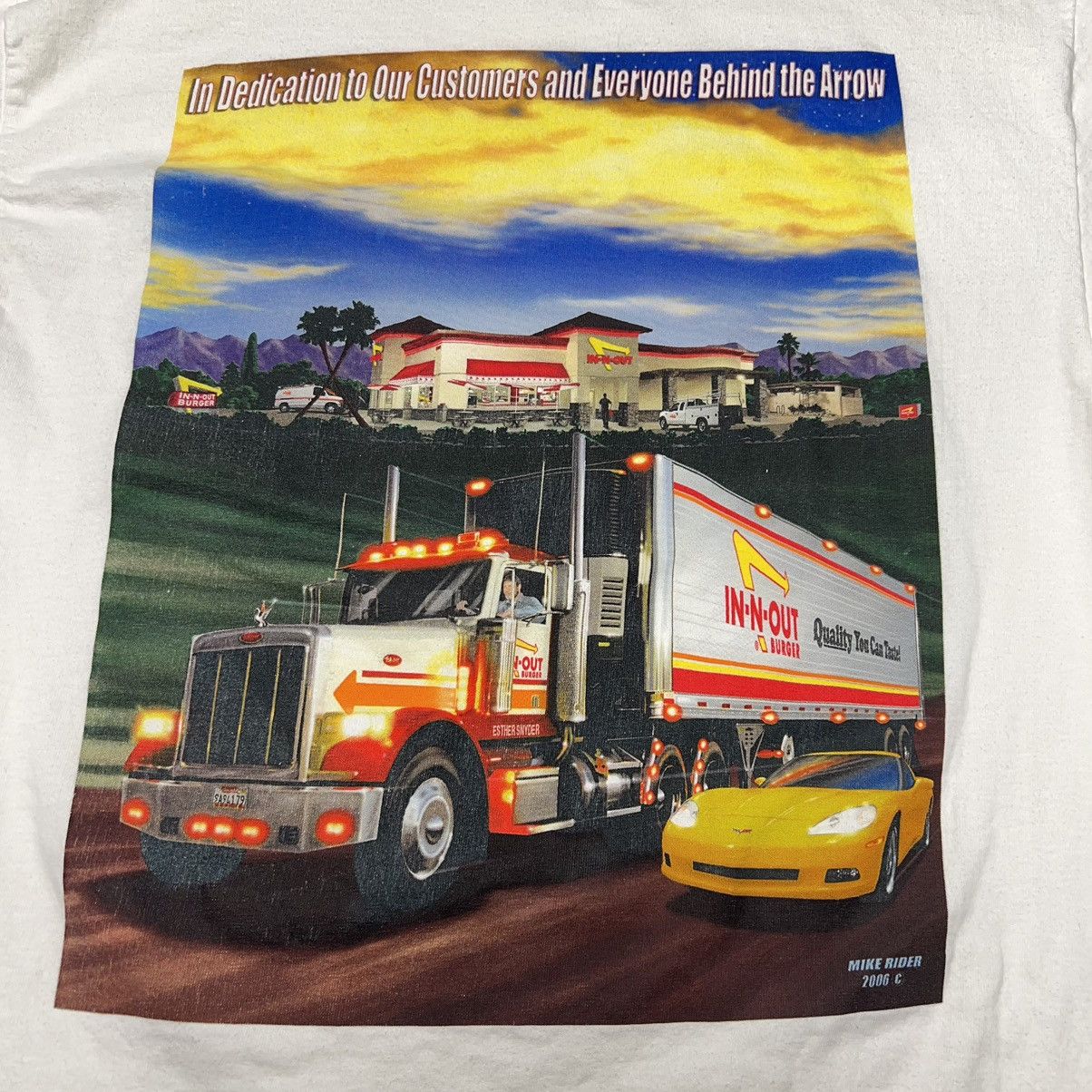Other In-N-Out Tee Shirt White Las Vegas Truck Car Graphic Size US M / EU 48-50 / 2 - 10 Thumbnail