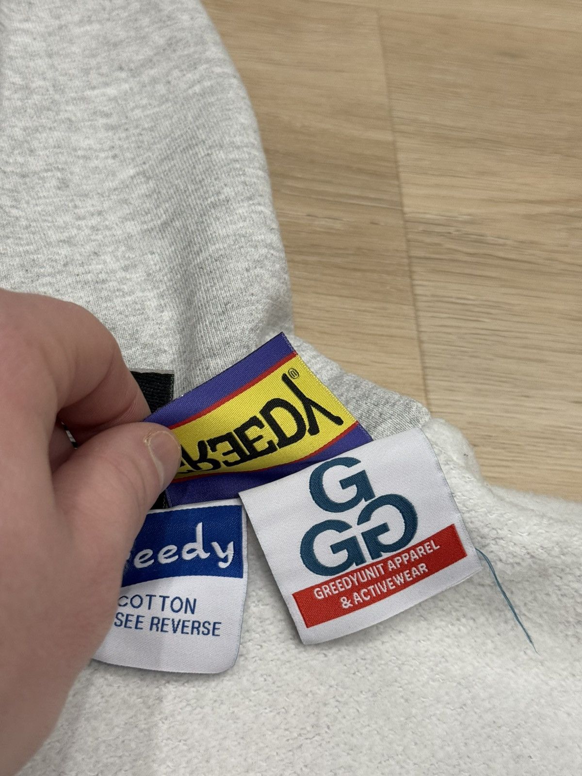 Greedy Unit × murd333r.fm Murd333r.fm Greedy Unit Inside Out Multi Tag Hoodie Size US XL / EU 56 / 4 - 20 Thumbnail