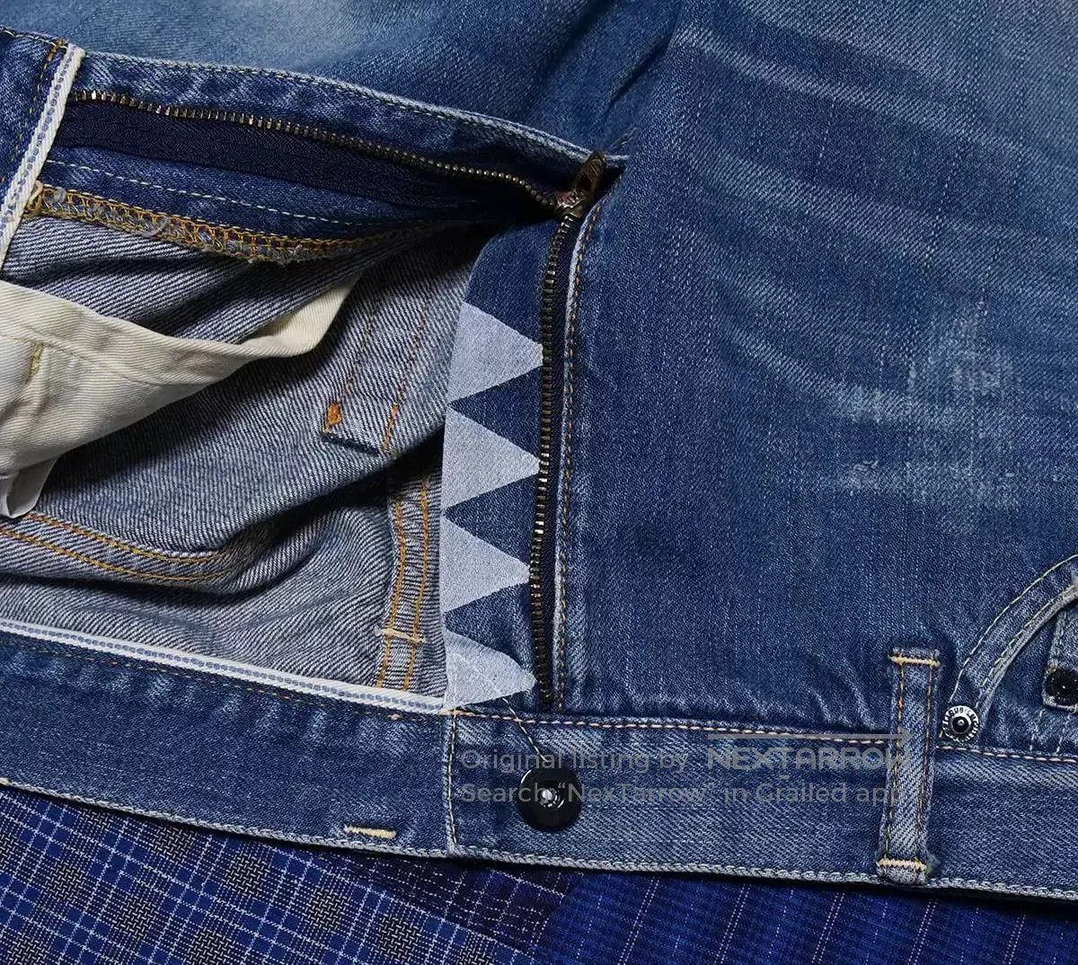 Visvim Visvim Fluxus Denim 01 Indigo Pants. Size US 36 / EU 52 - 6 Thumbnail
