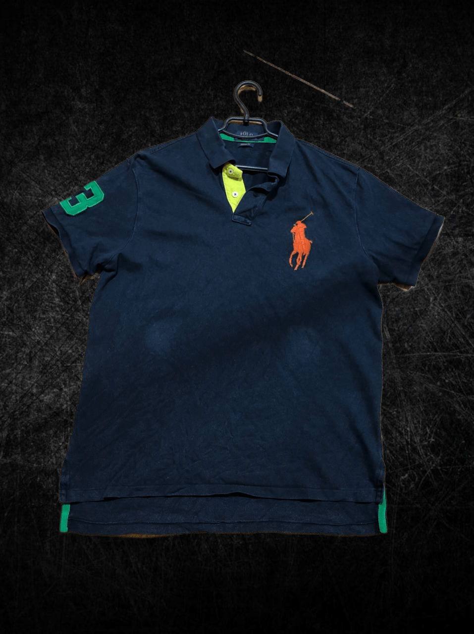 Polo Ralph Lauren Polo Ralph Lauren Navy Polo Shirt Big Pony Size US L / EU 52-54 / 3 - 1 Thumbnail