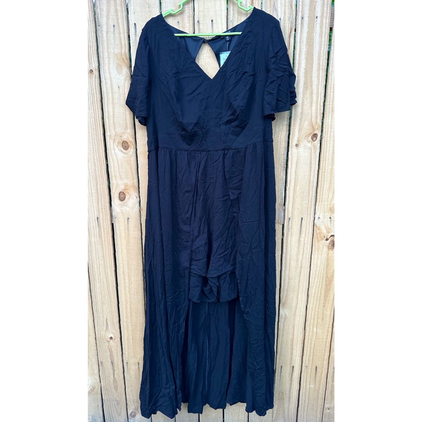 Torrid Torrid Maxi Dress Short Sleeve Black Women’s Size 18 NWT Size 40" / US 18 - 2 Thumbnail
